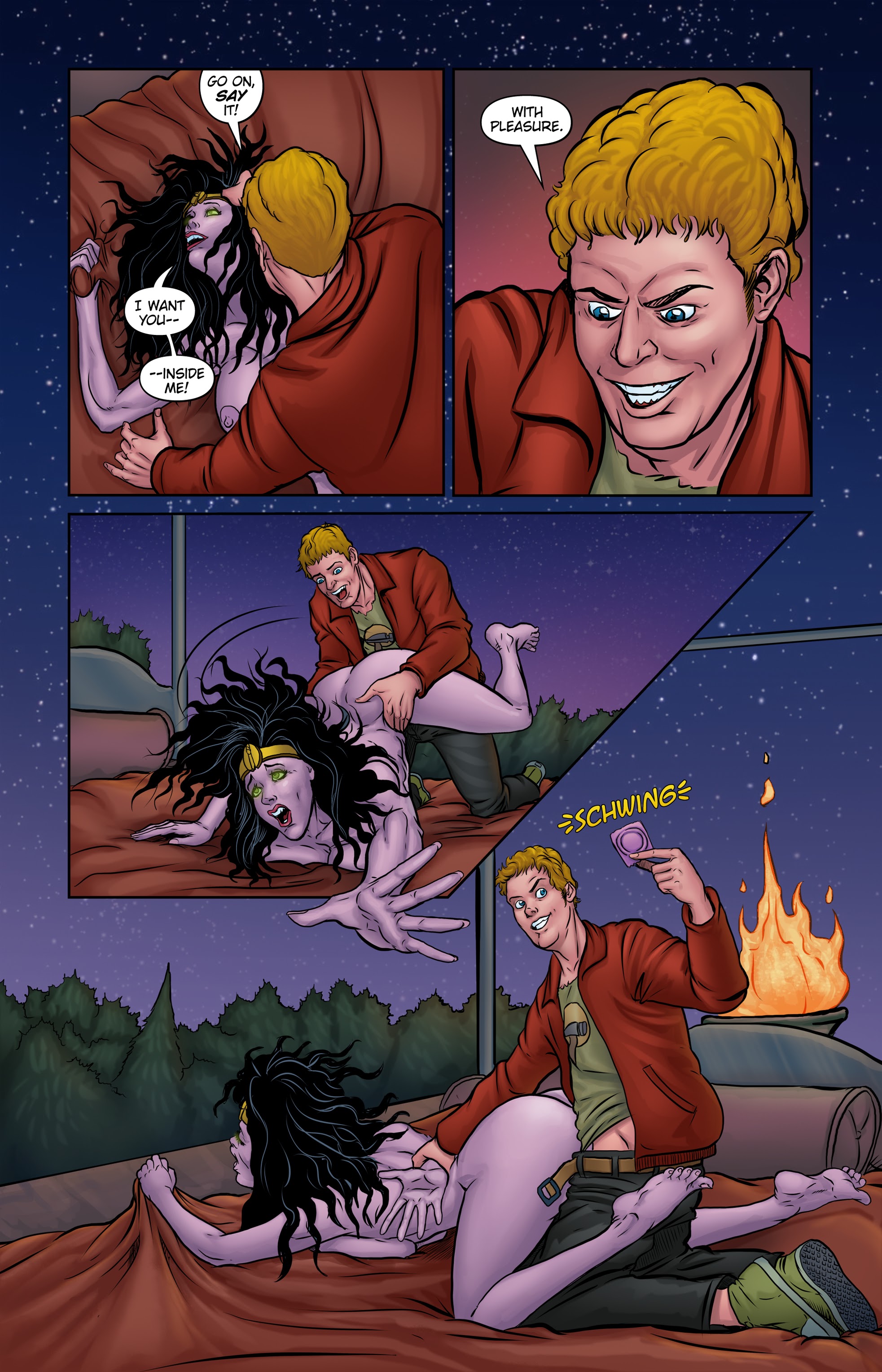 Read online Lesbian Zombies from Outer Space comic -  Issue #7 - 10