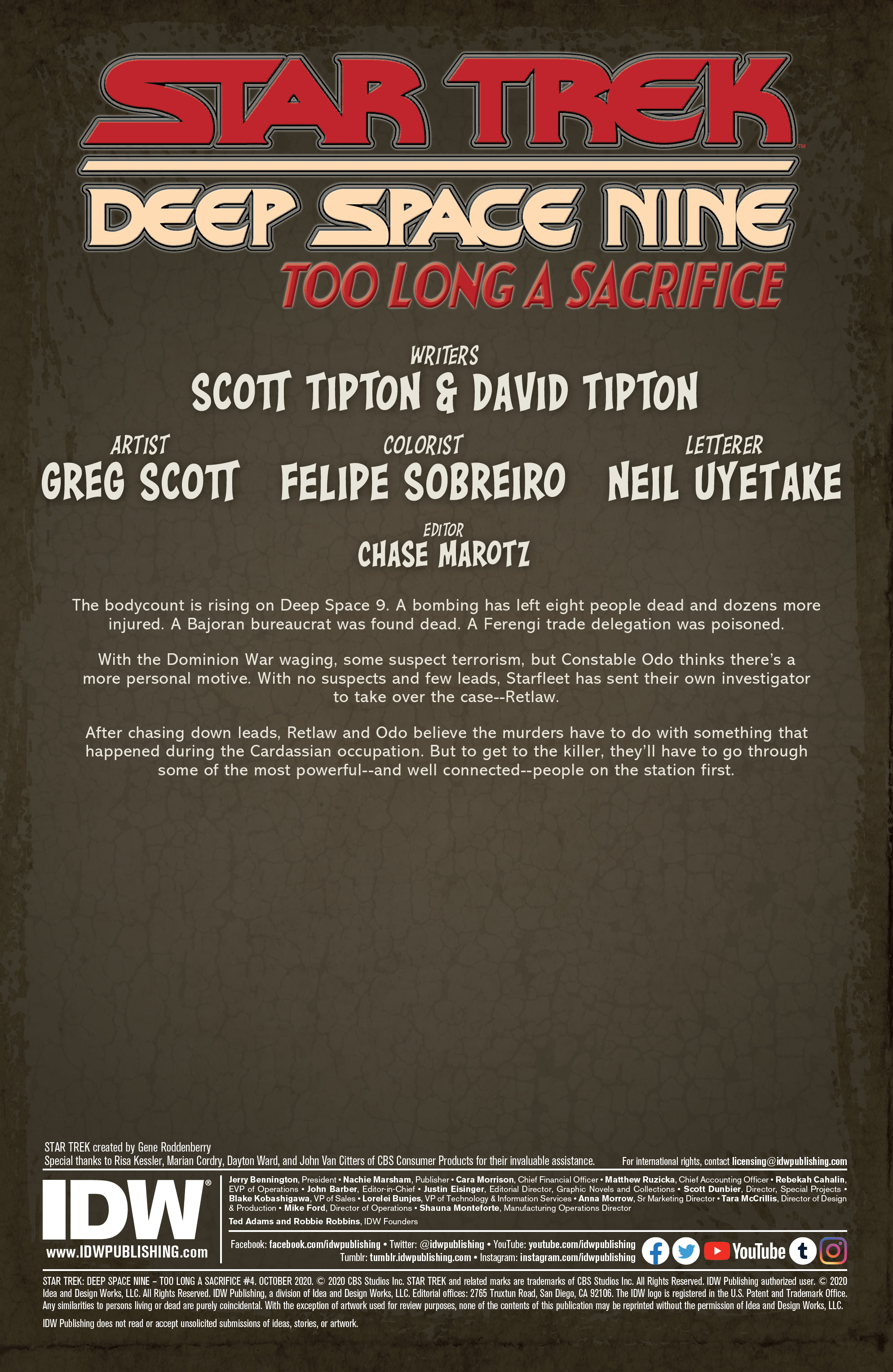 Read online Star Trek: Deep Space Nine—Too Long a Sacrifice comic -  Issue #4 - 2