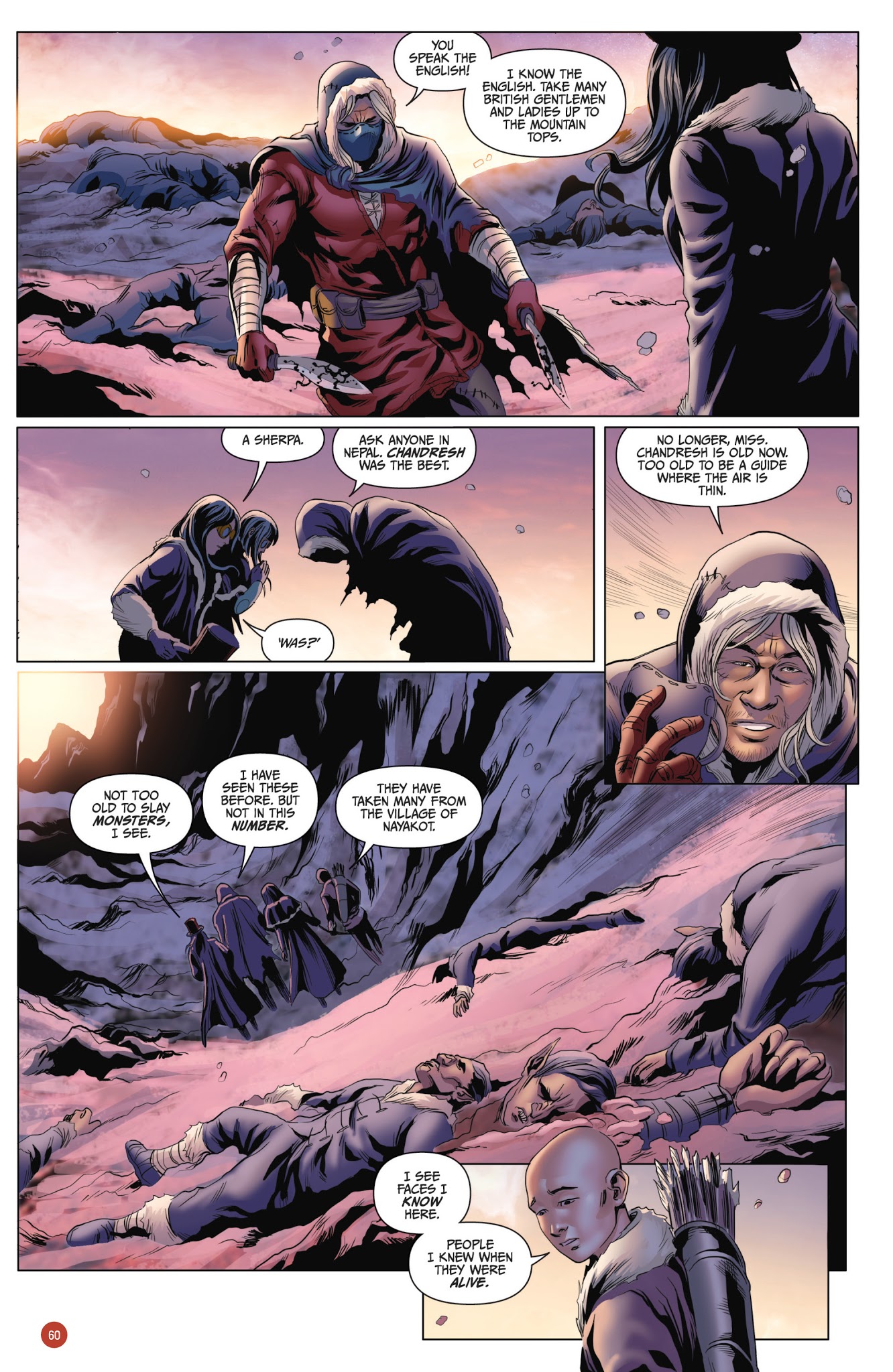 Read online Van Helsing vs. Werewolf comic -  Issue # _TPB 1 - 61