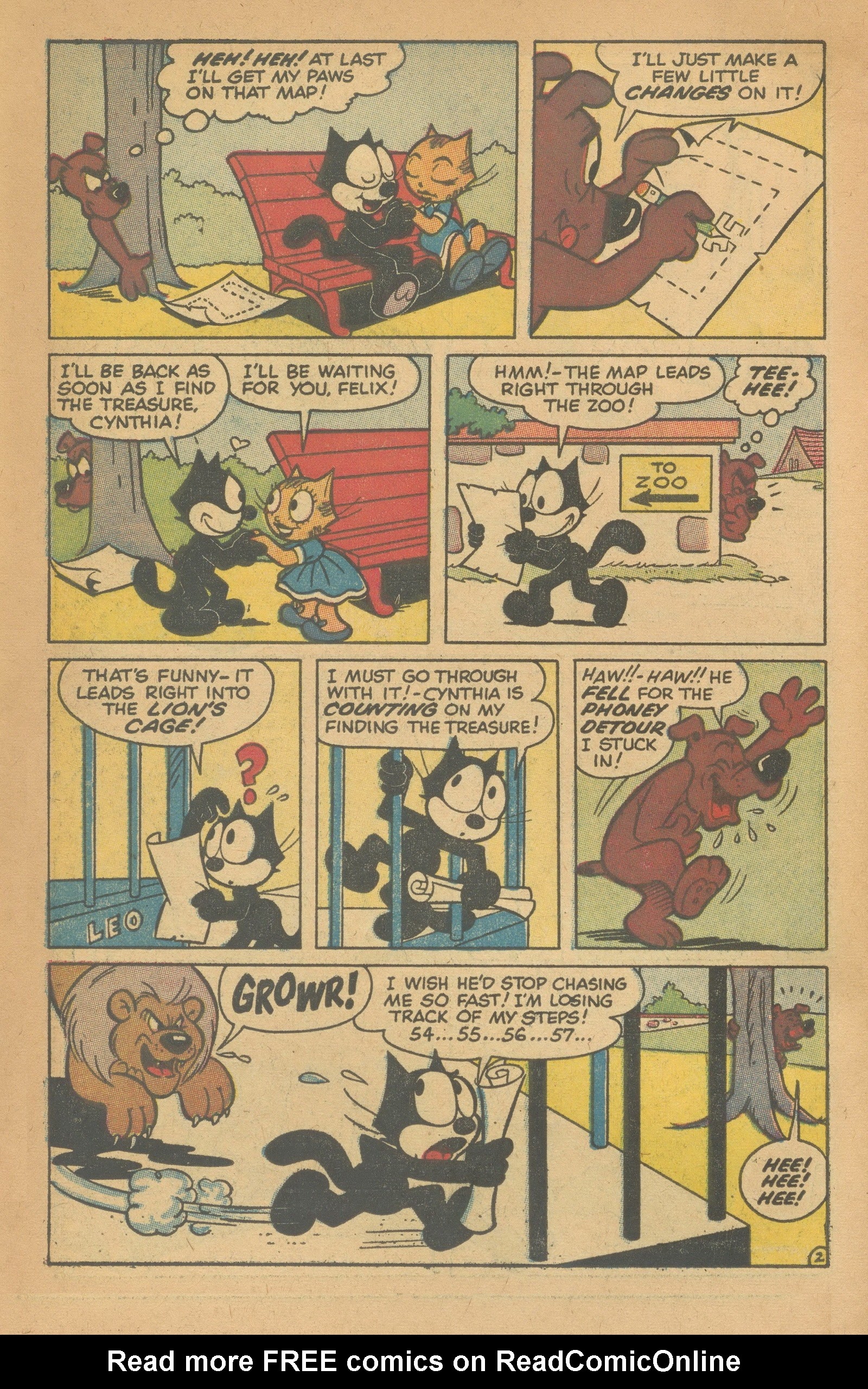 Read online Felix the Cat (1955) comic -  Issue #107 - 22