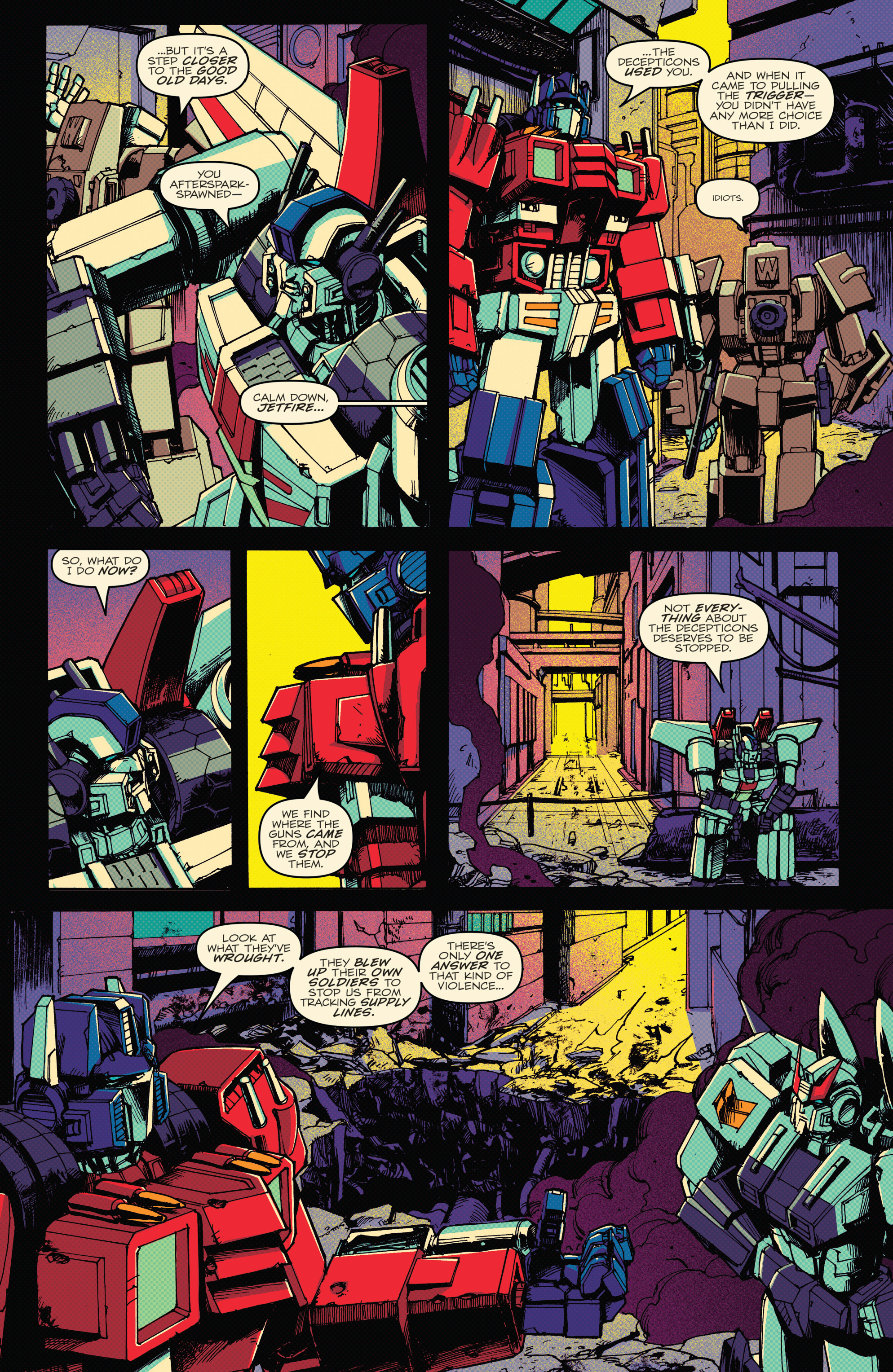 Read online Optimus Prime comic -  Issue #6 - 16