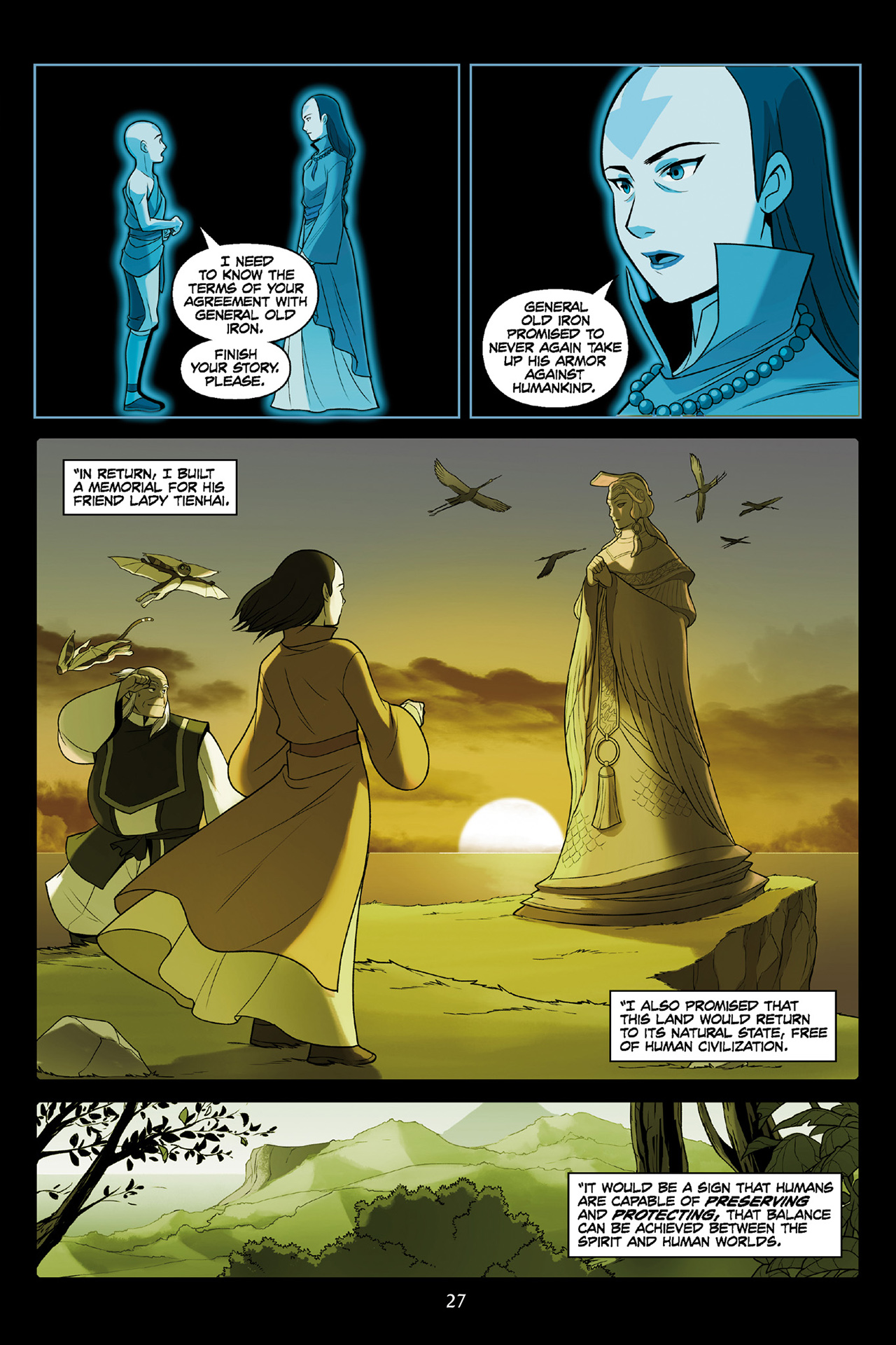 Read online Nickelodeon Avatar: The Last Airbender - The Rift comic -  Issue # Part 3 - 28