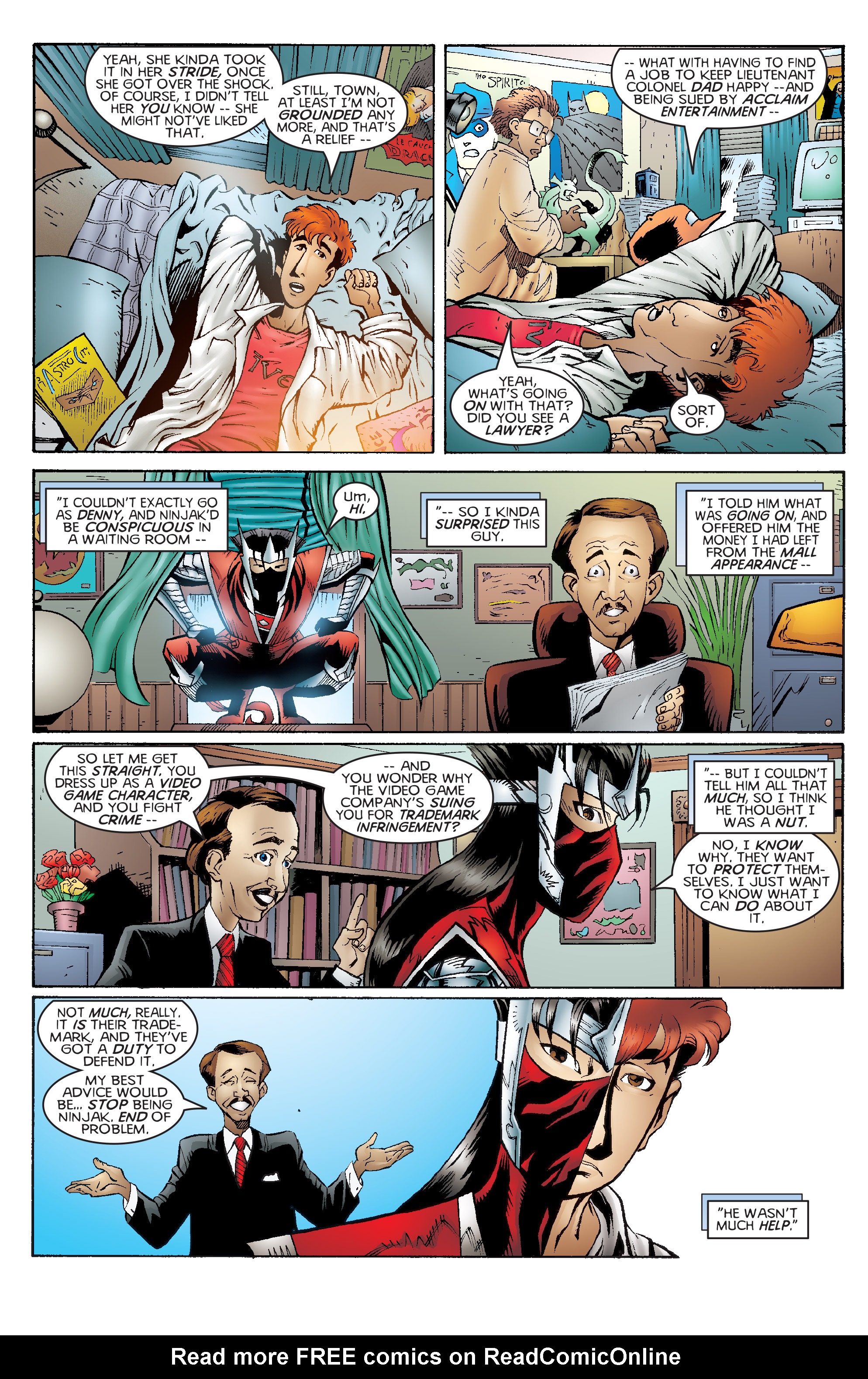 Read online Ninjak (1997) comic -  Issue #7 - 8