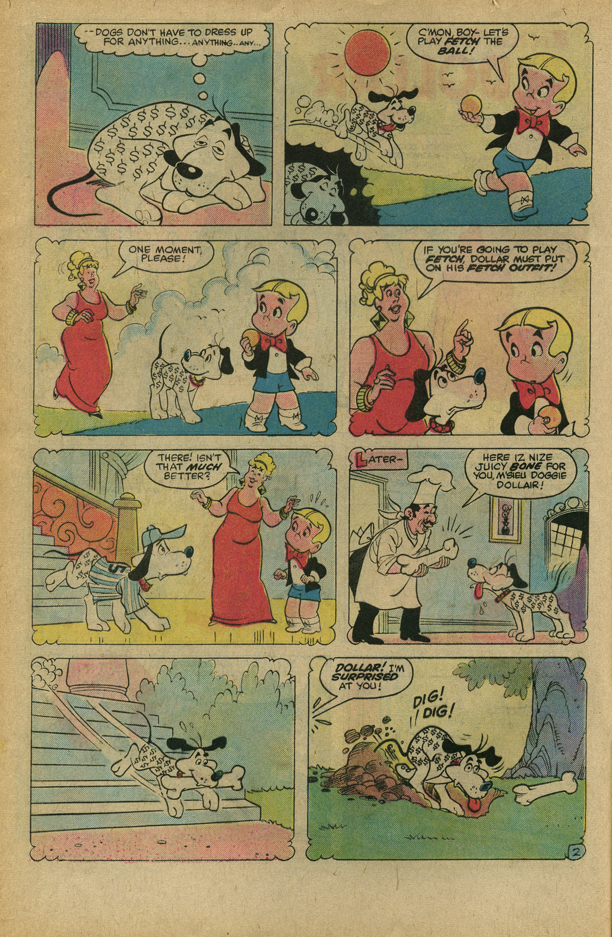 Read online Richie Rich & Dollar the Dog comic -  Issue #1 - 20