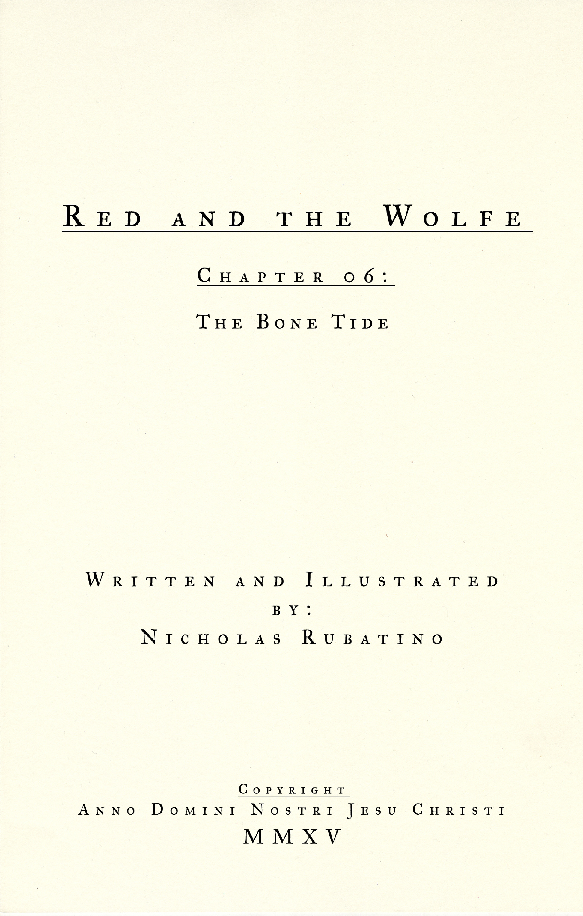 Read online Red and the Wolfe comic -  Issue #6 - 2