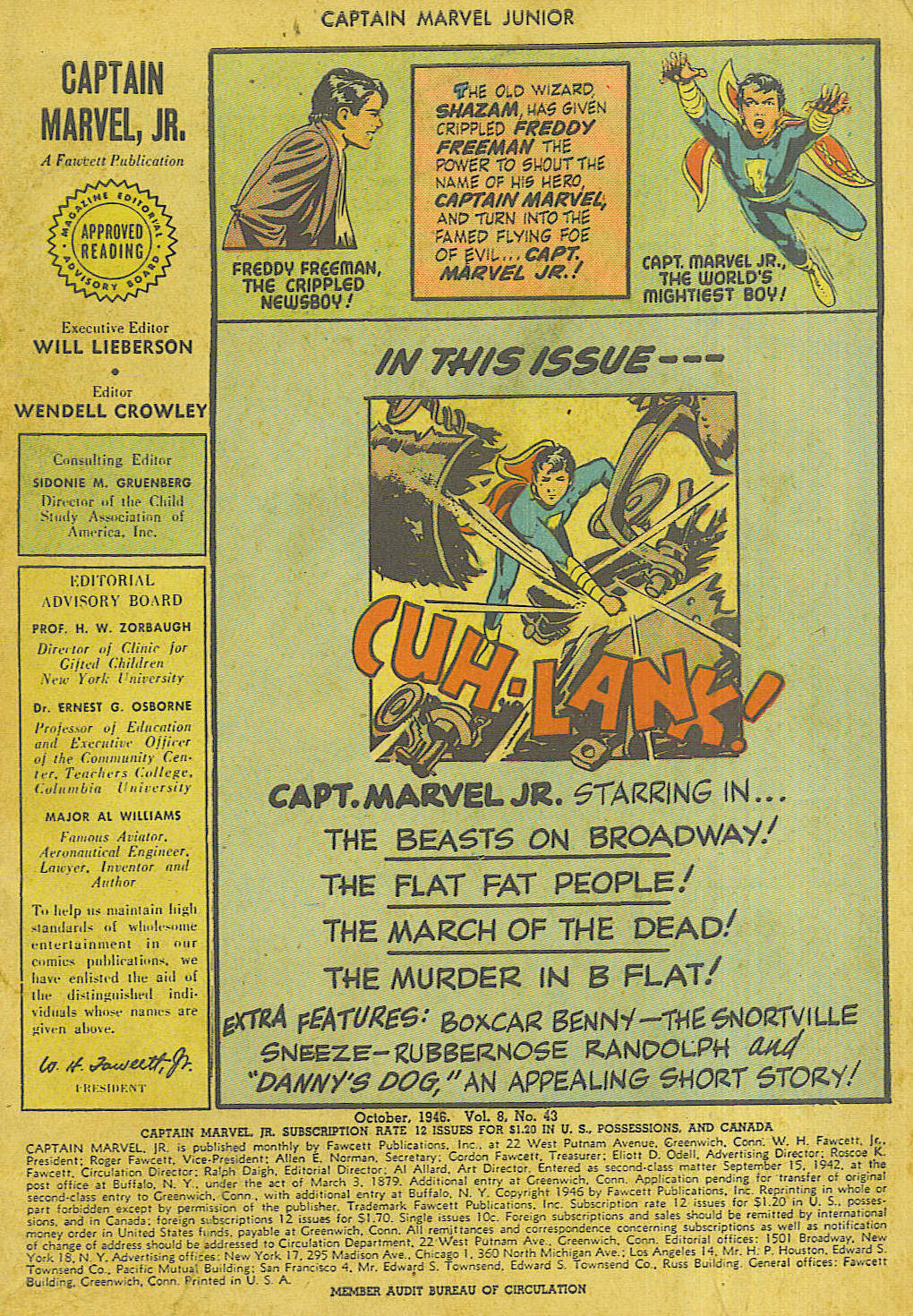 Read online Captain Marvel, Jr. comic -  Issue #43 - 2