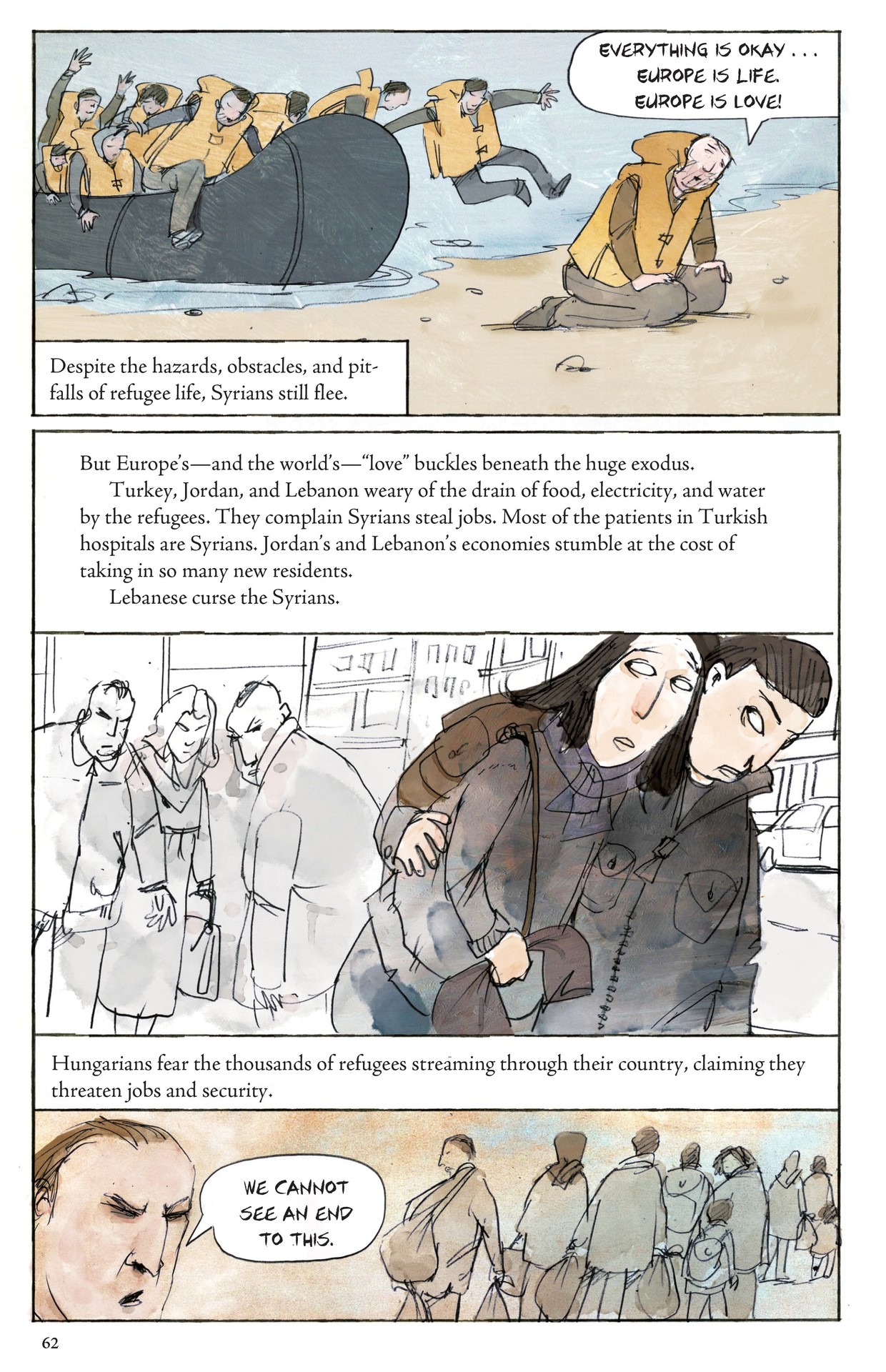 Read online The Unwanted: Stories of the Syrian Refugees comic -  Issue # TPB - 57