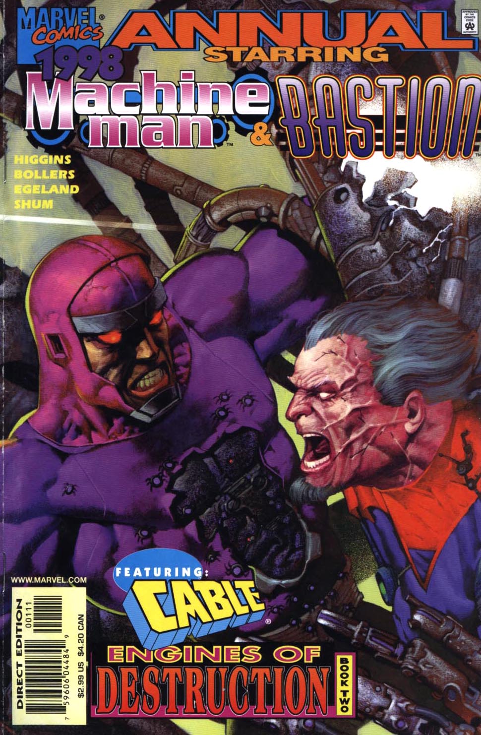 Read online Machine Man/Bastion '98 comic -  Issue # Full - 1