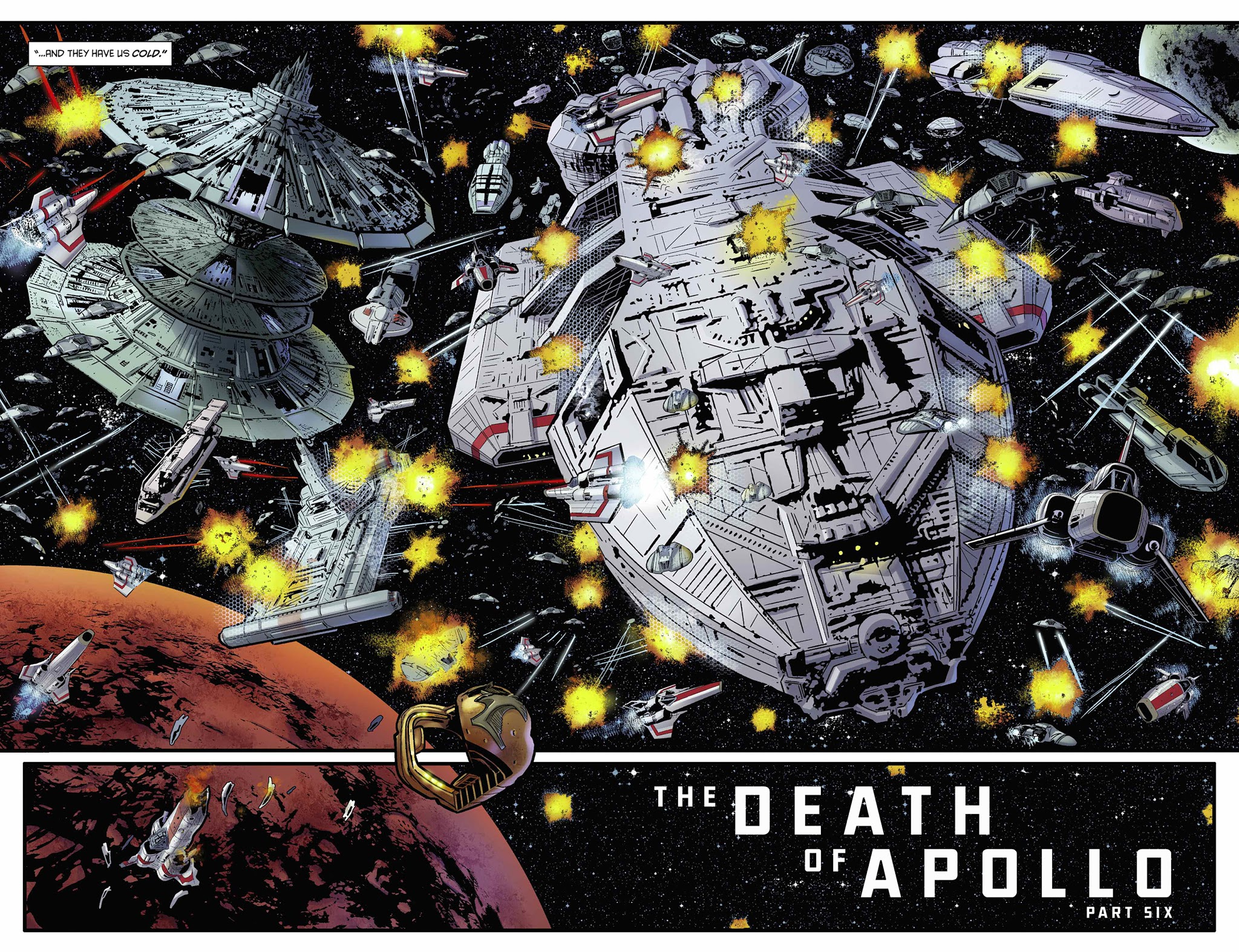 Read online Classic Battlestar Galactica: The Death of Apollo comic -  Issue #6 - 6