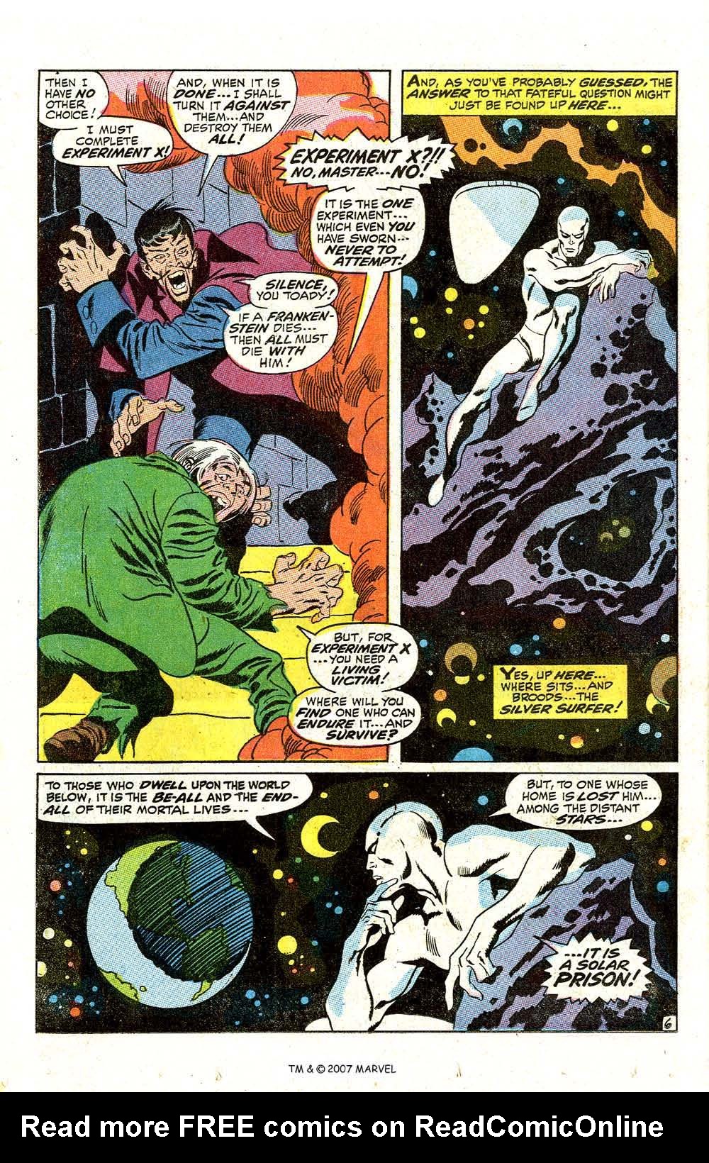 Read online Silver Surfer (1968) comic -  Issue #7 - 8