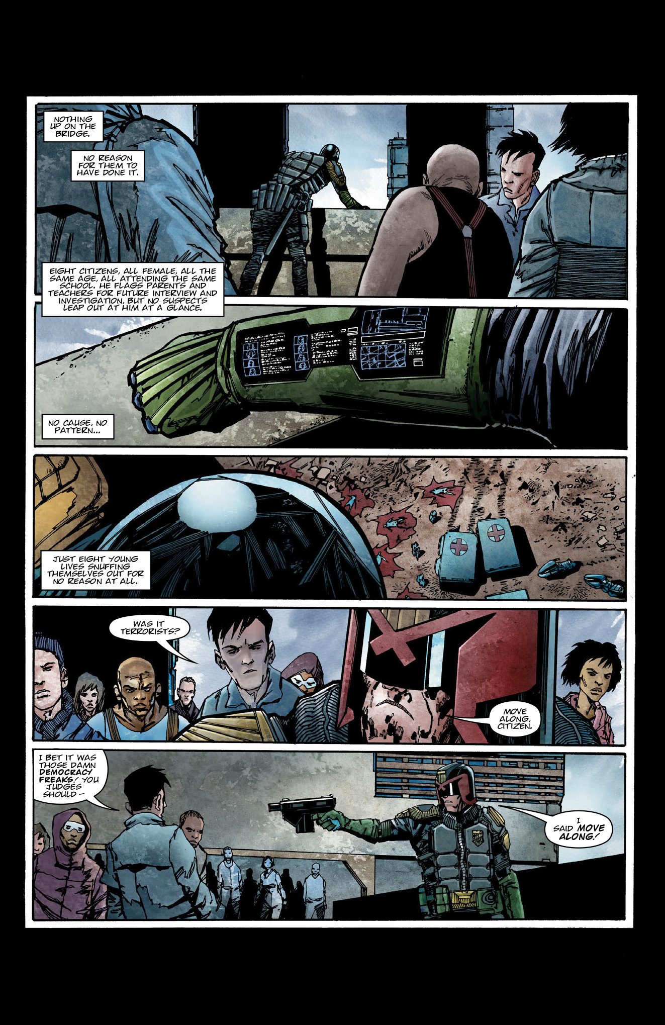 Read online Dredd: Final Judgement comic -  Issue #1 - 6