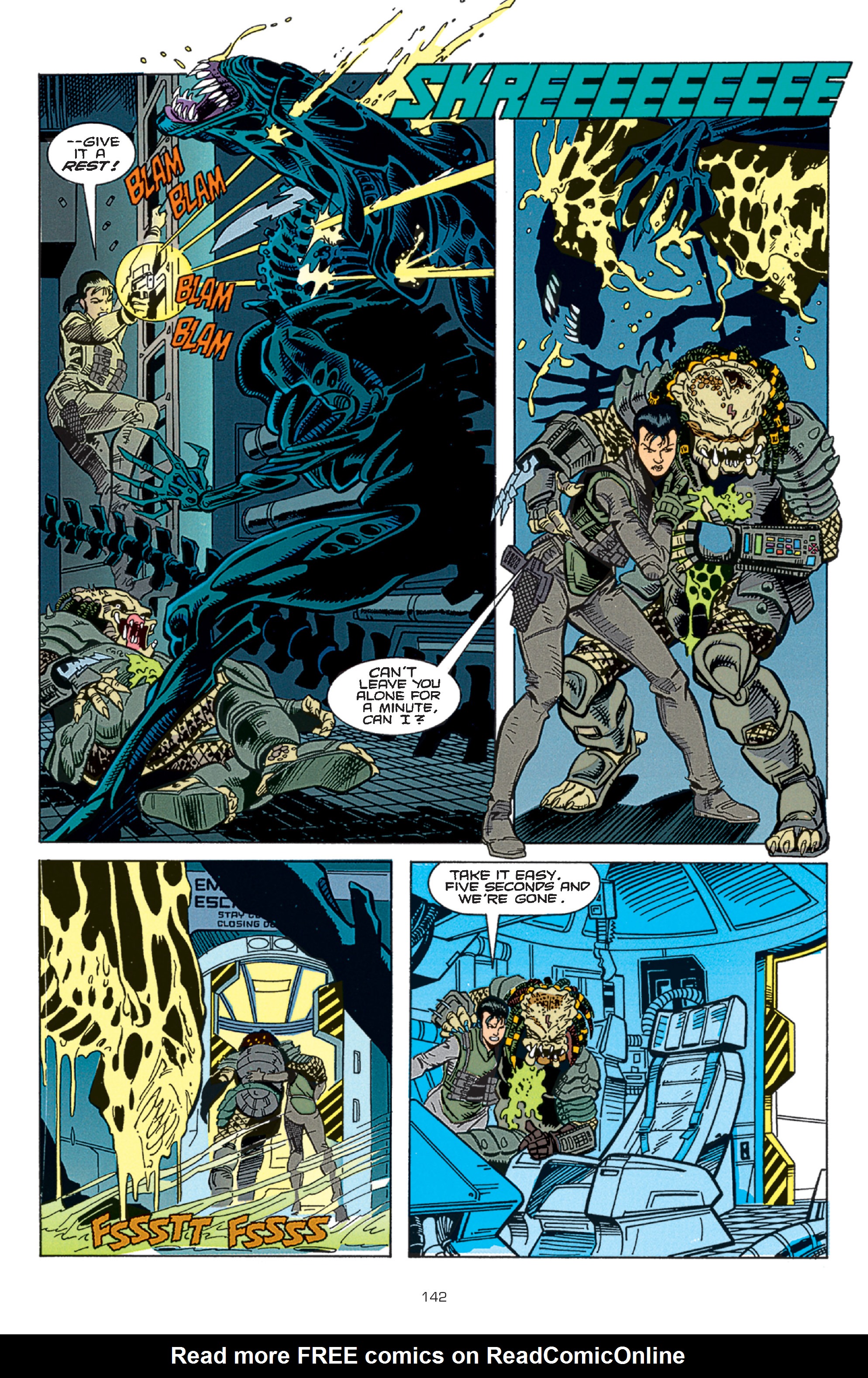 Read online Aliens vs. Predator: The Essential Comics comic -  Issue # TPB 1 (Part 2) - 44