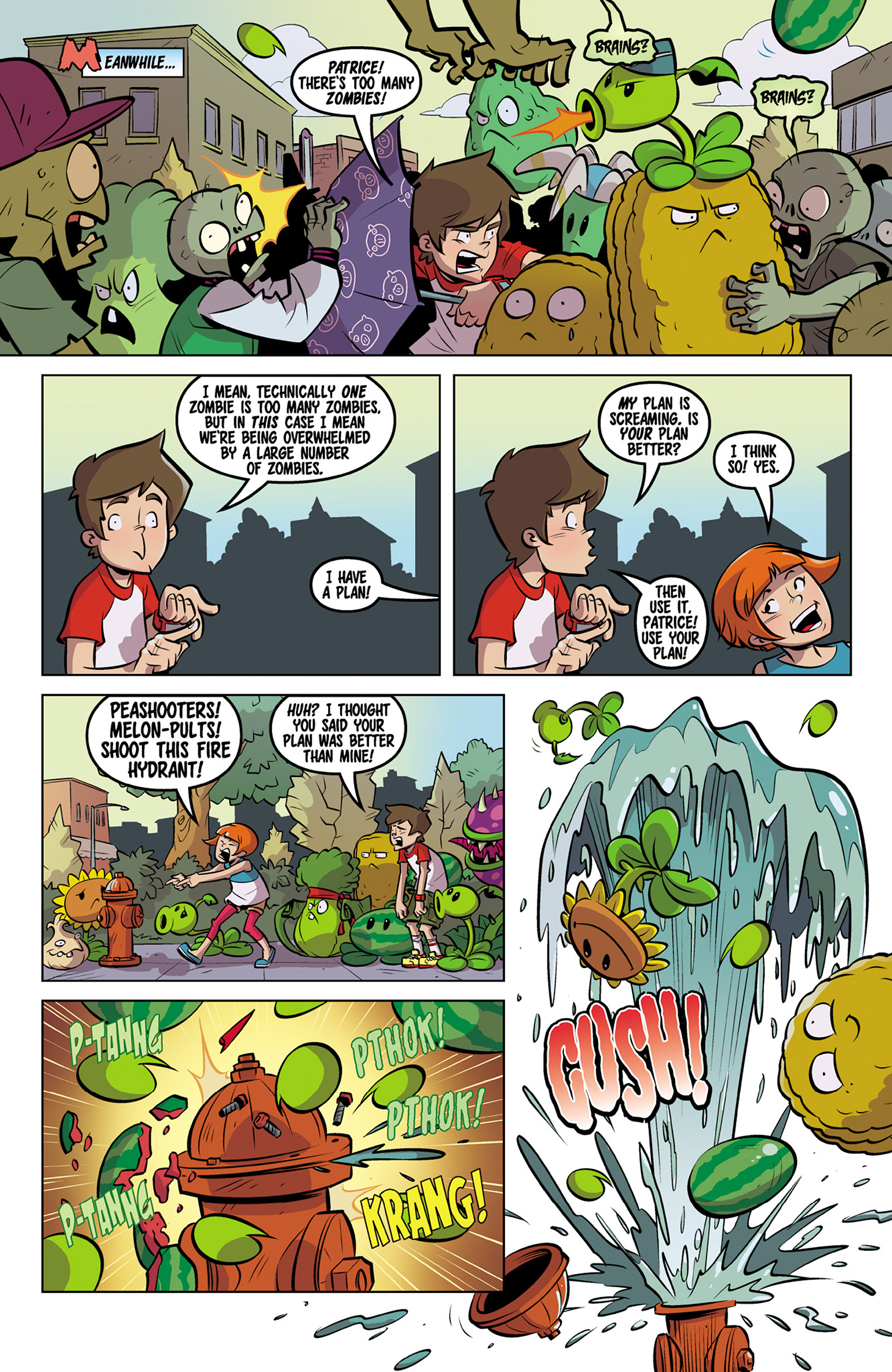 Read online Plants vs. Zombies: Bully For You comic -  Issue #3 - 7