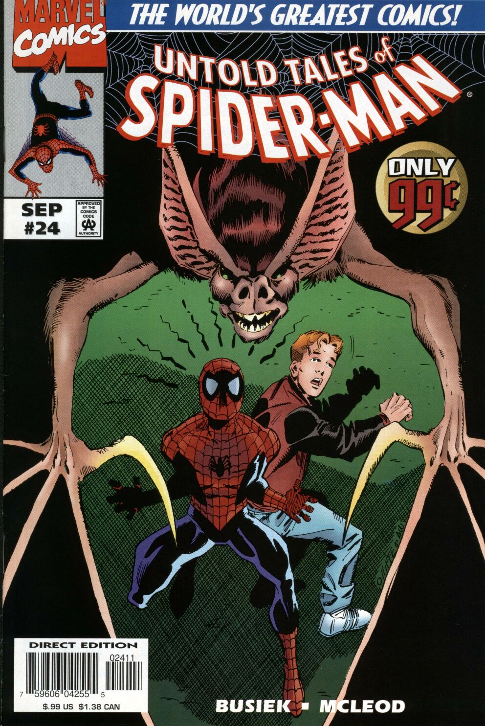 Read online Untold Tales of Spider-Man comic -  Issue #24 - 1