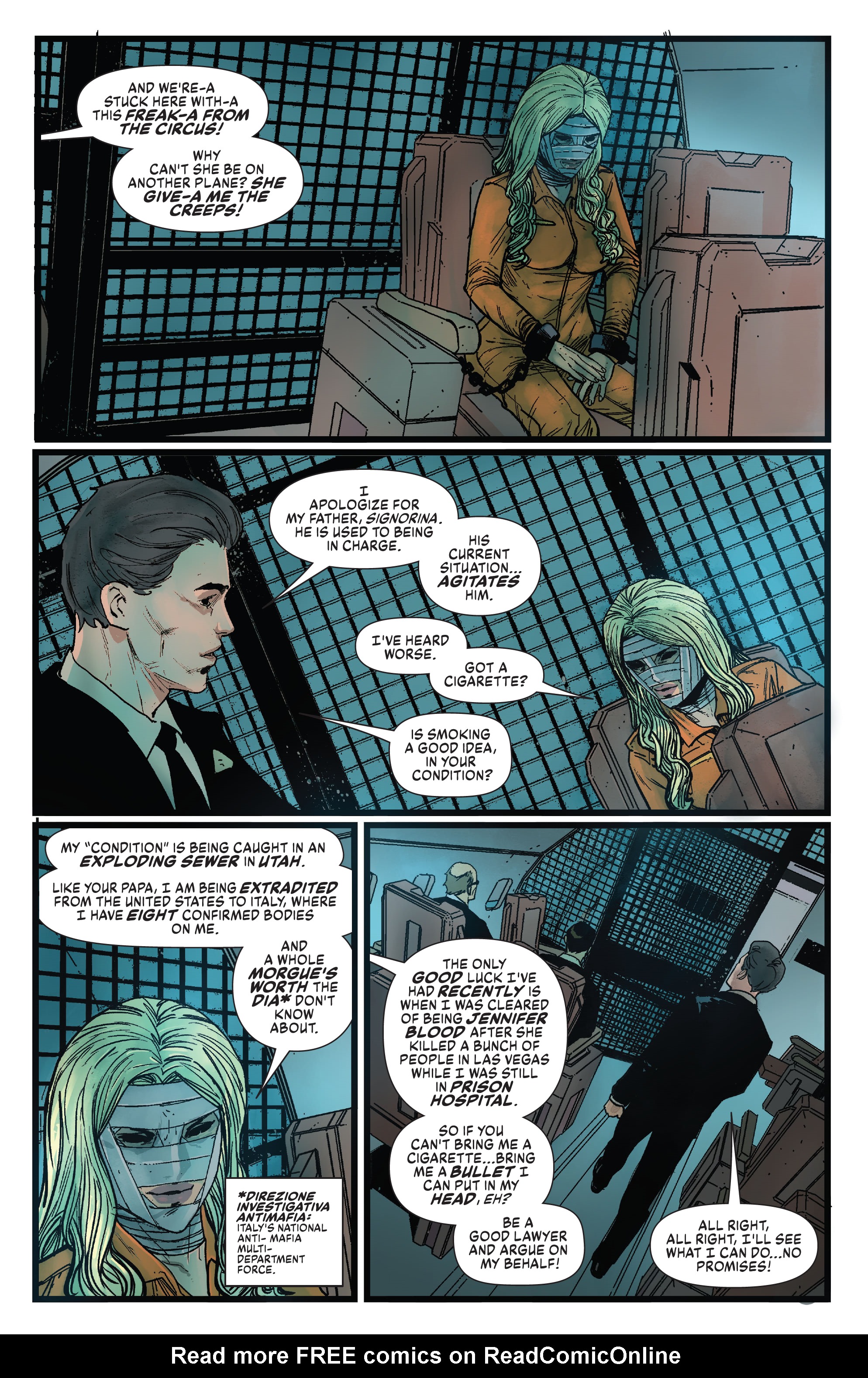 Read online Jennifer Blood Presents… Giulietta Romeo: Hitwoman comic -  Issue # Full - 6