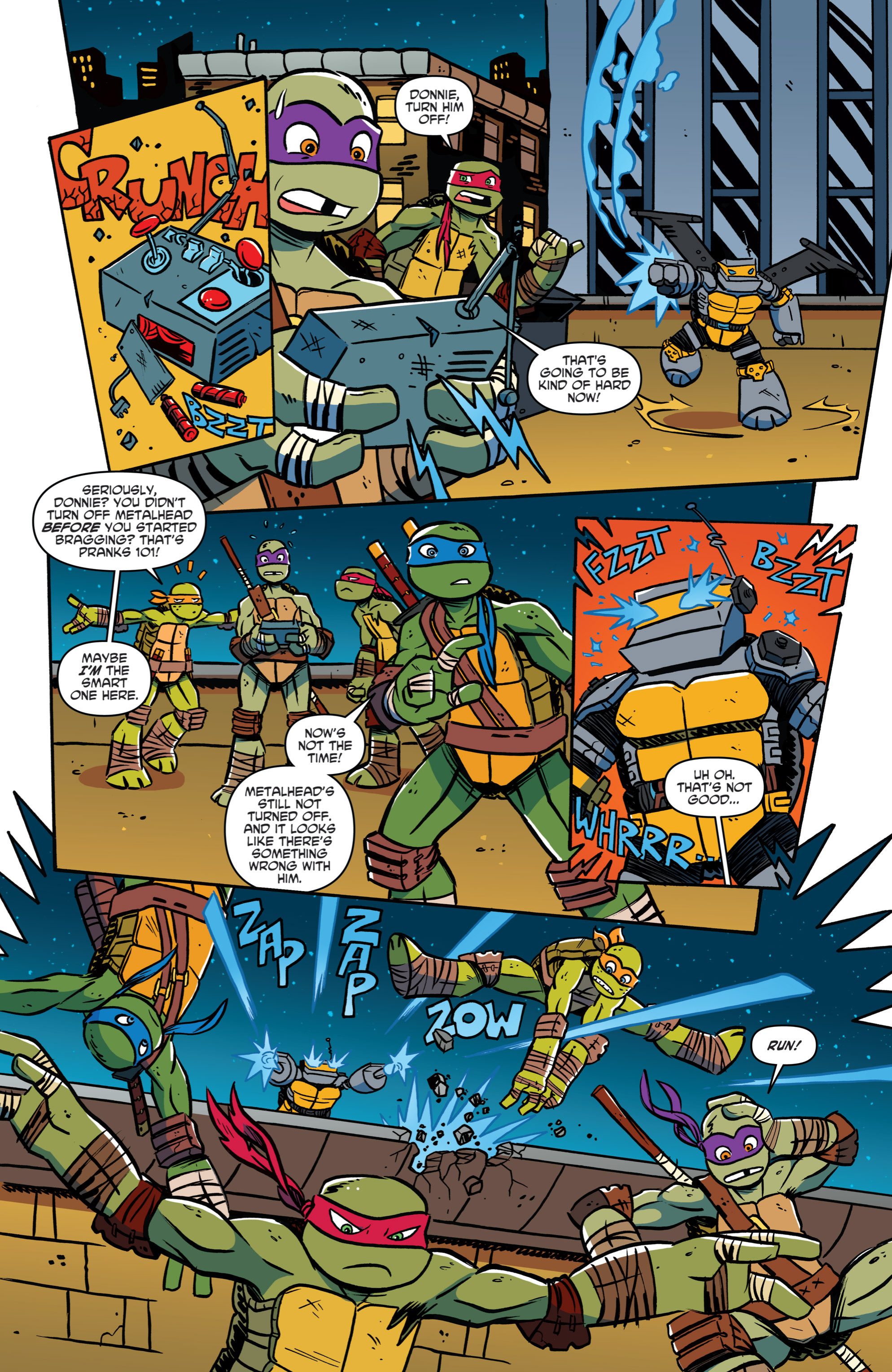 Read online Teenage Mutant Ninja Turtles New Animated Adventures comic -  Issue #9 - 9