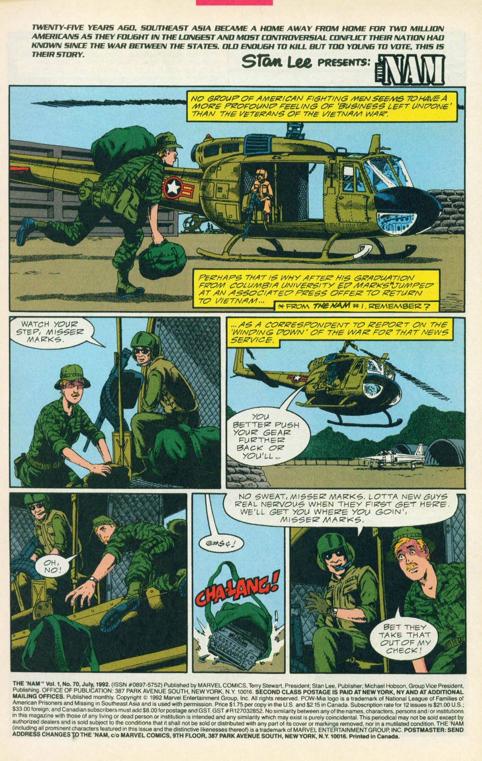 Read online The 'Nam comic -  Issue #70 - 2