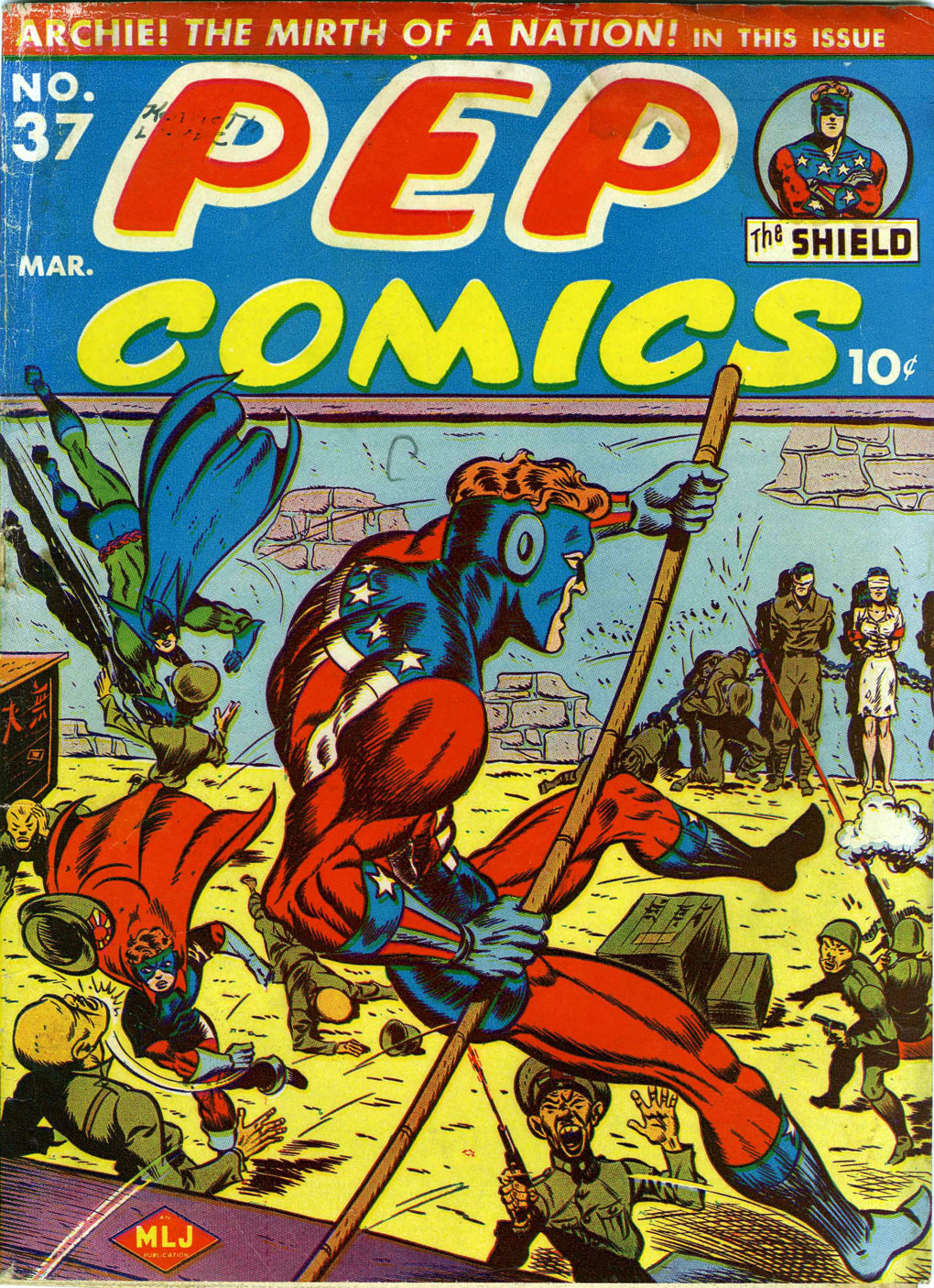 Read online Pep Comics comic -  Issue #37 - 1