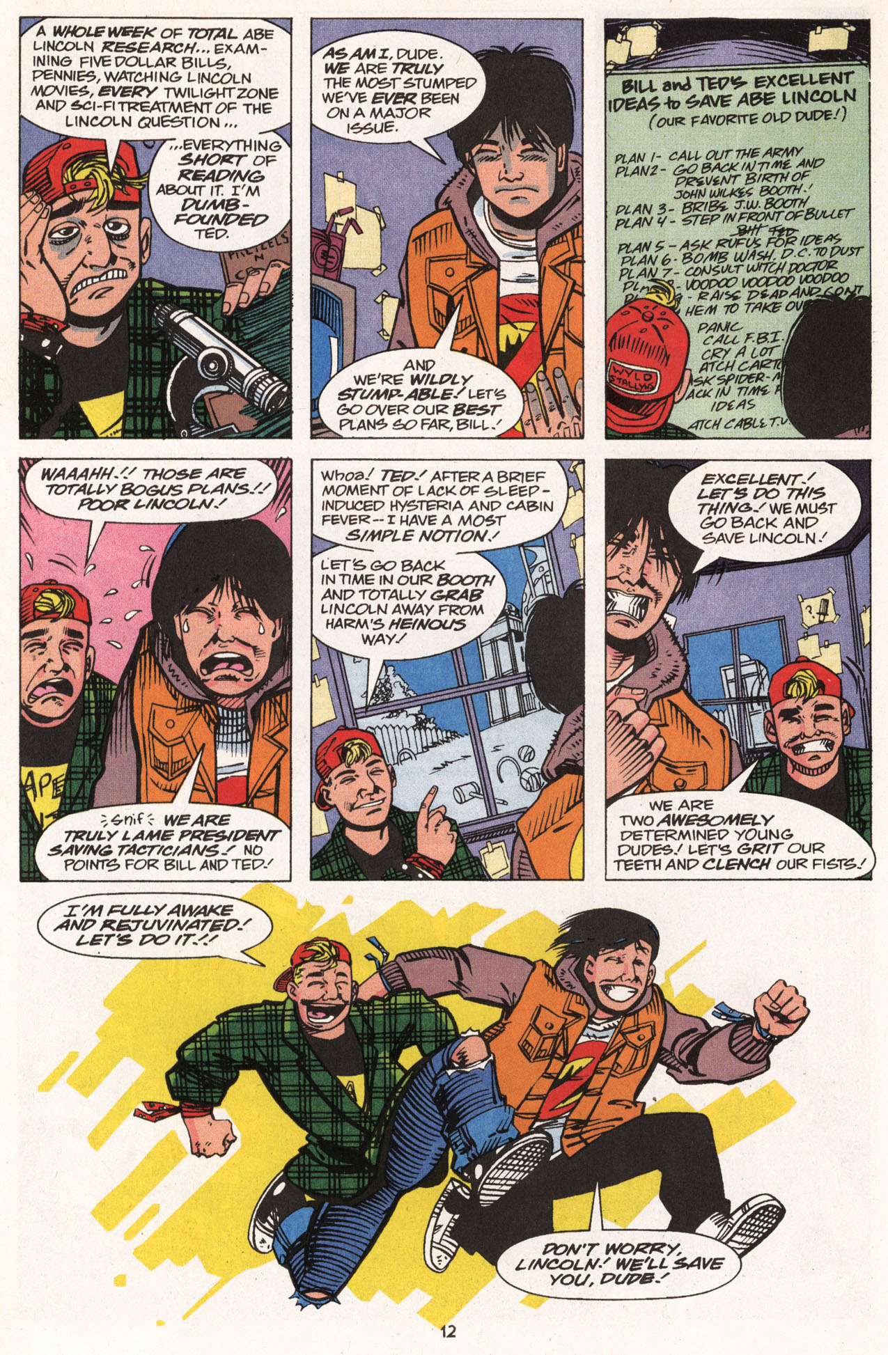 Read online Bill & Ted's Excellent Comic Book comic -  Issue #11 - 12