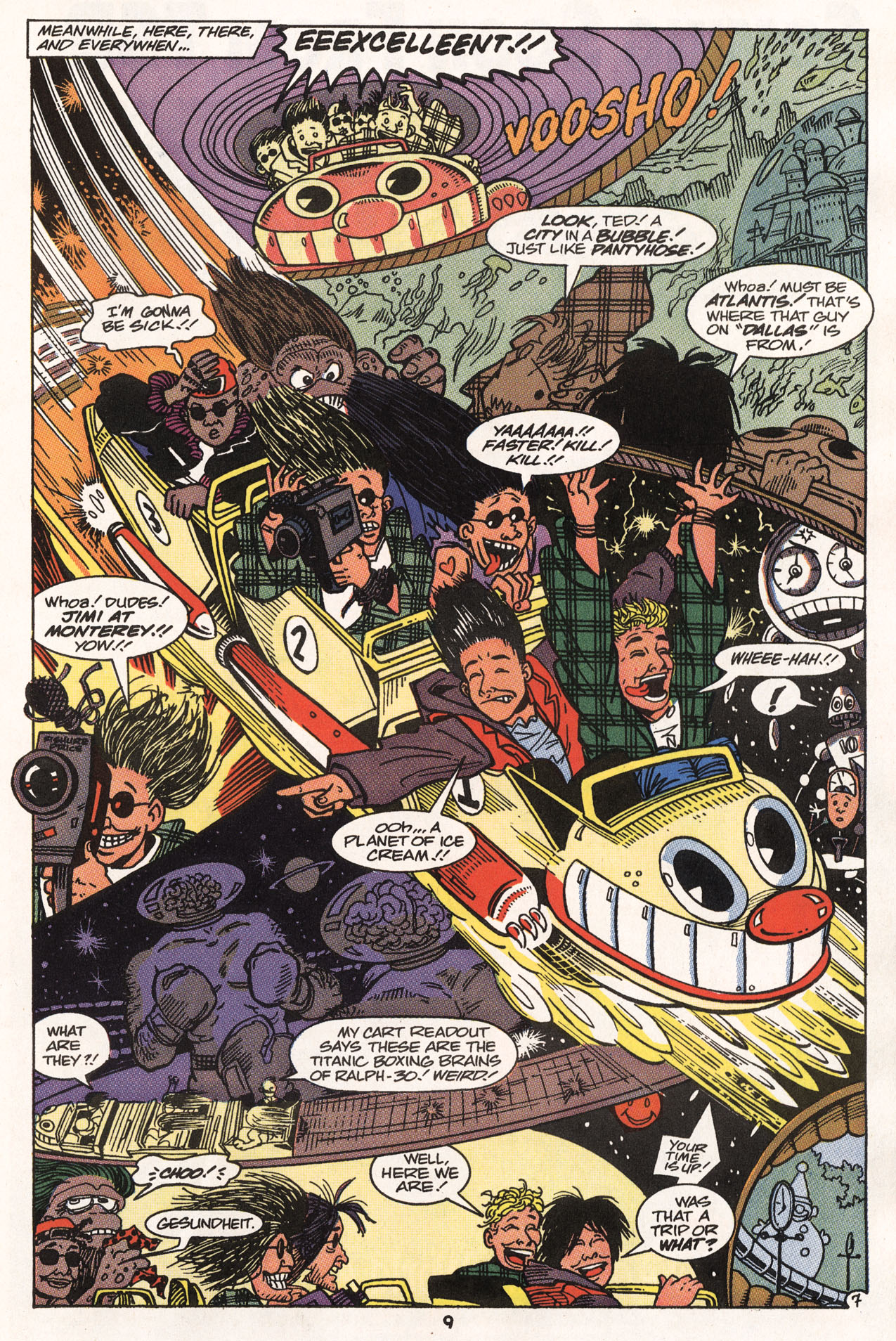 Read online Bill & Ted's Excellent Comic Book comic -  Issue #4 - 10