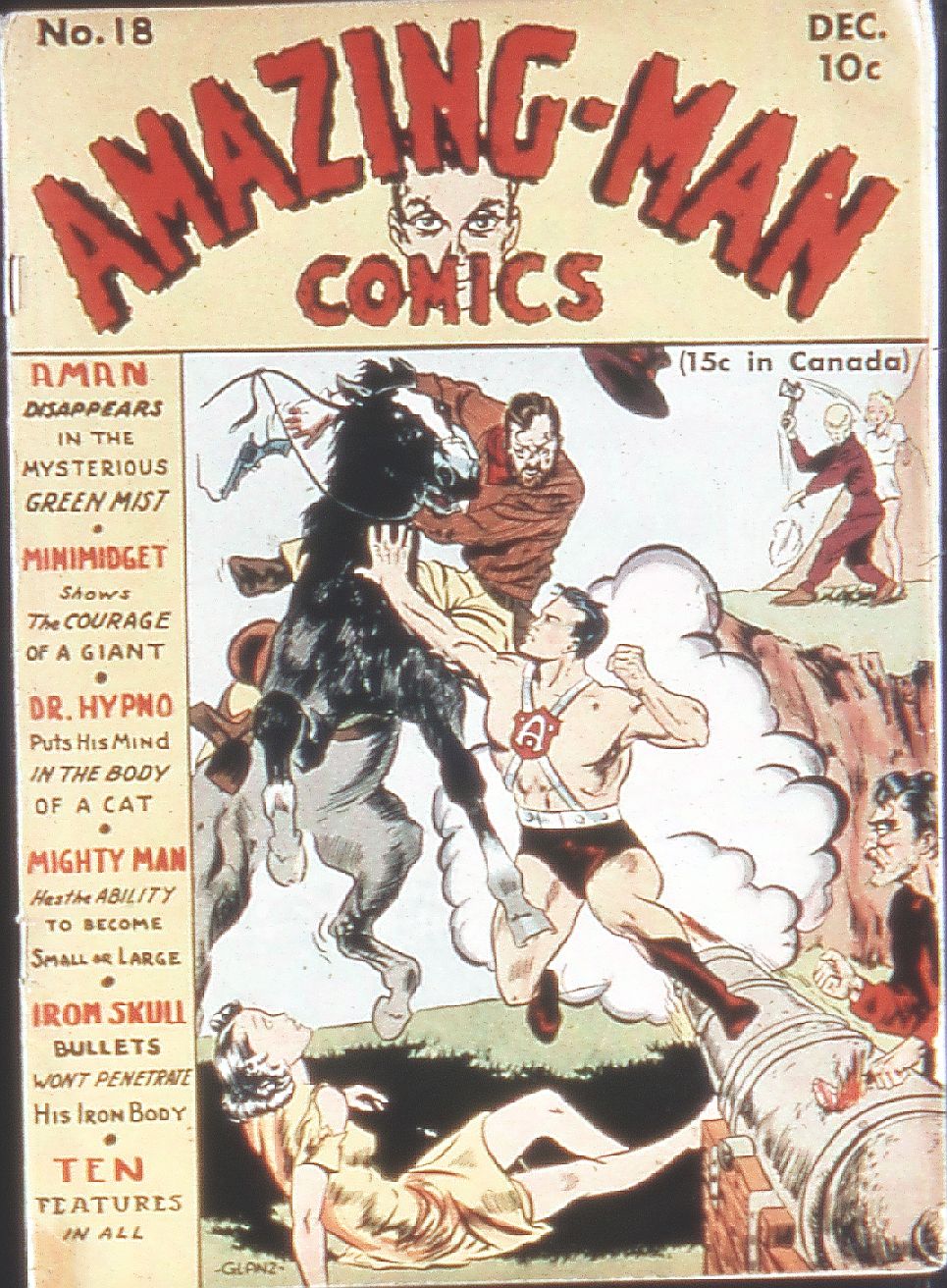Read online Amazing Man Comics comic -  Issue #18 - 1