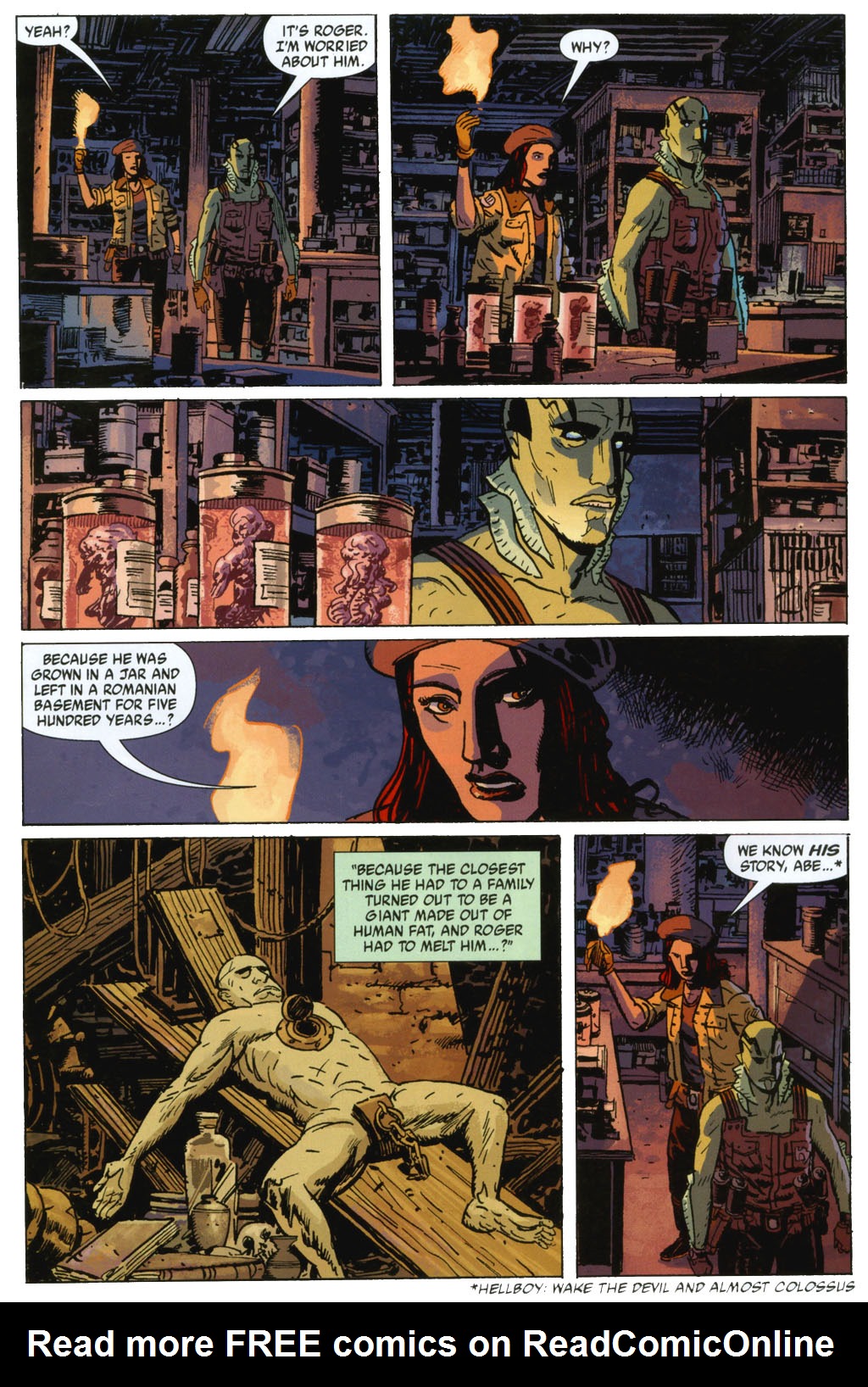 Read online B.P.R.D., Plague of Frogs comic -  Issue #1 - 18