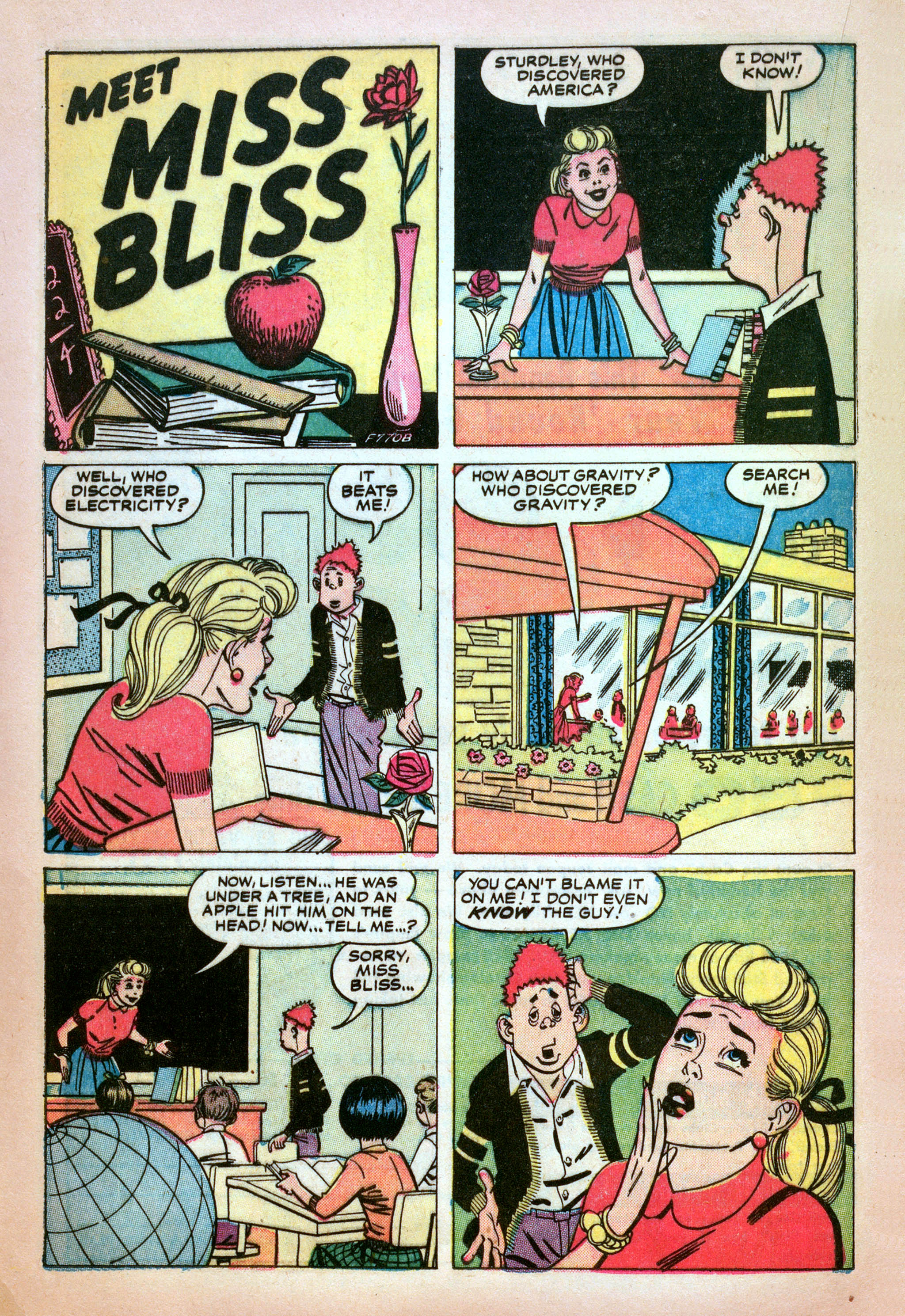 Read online Meet Miss Bliss comic -  Issue #1 - 16