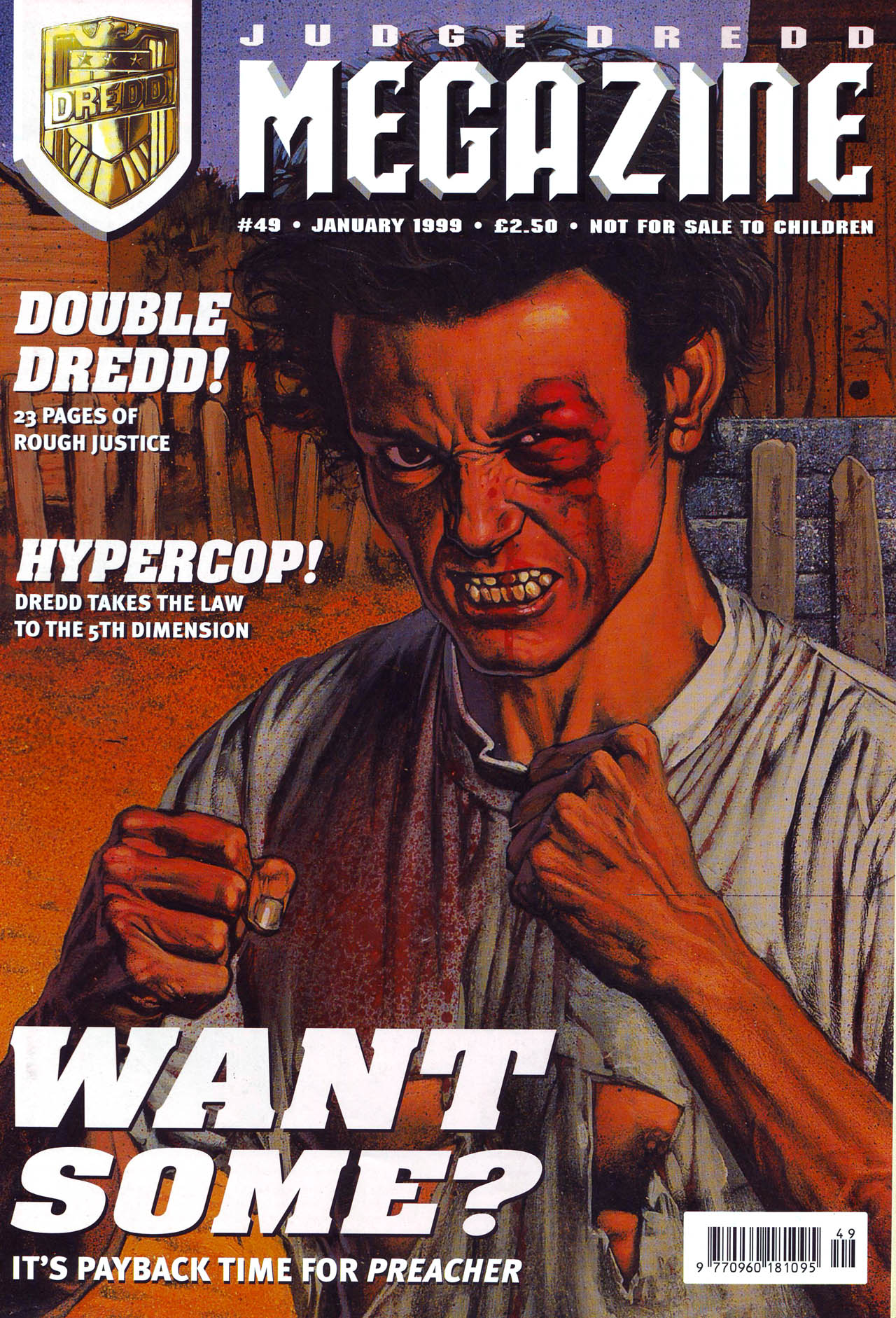 Read online Judge Dredd Megazine (vol. 3) comic -  Issue #49 - 1