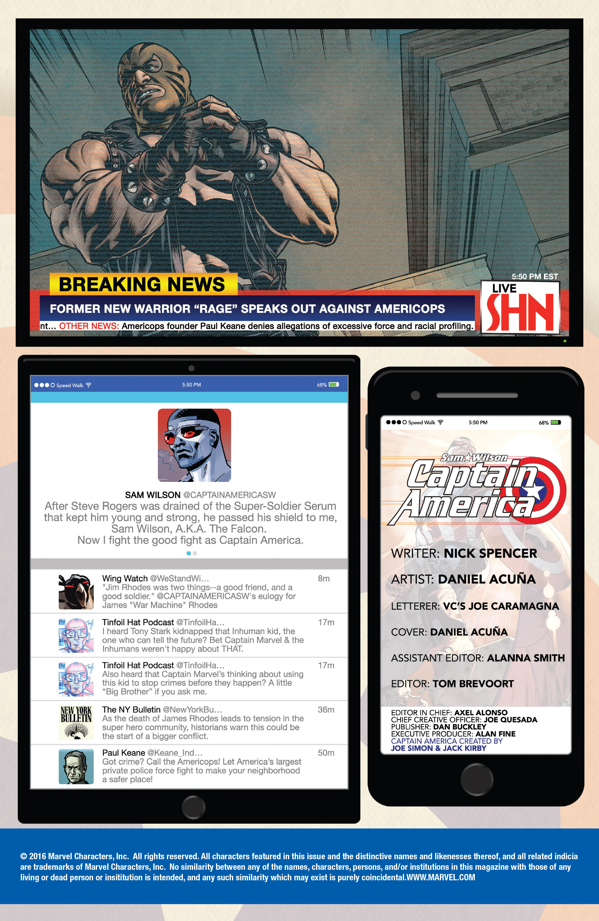 Read online Captain America: Sam Wilson comic -  Issue #11 - 2