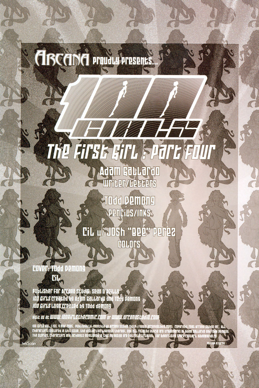 Read online 100 Girls comic -  Issue #4 - 2