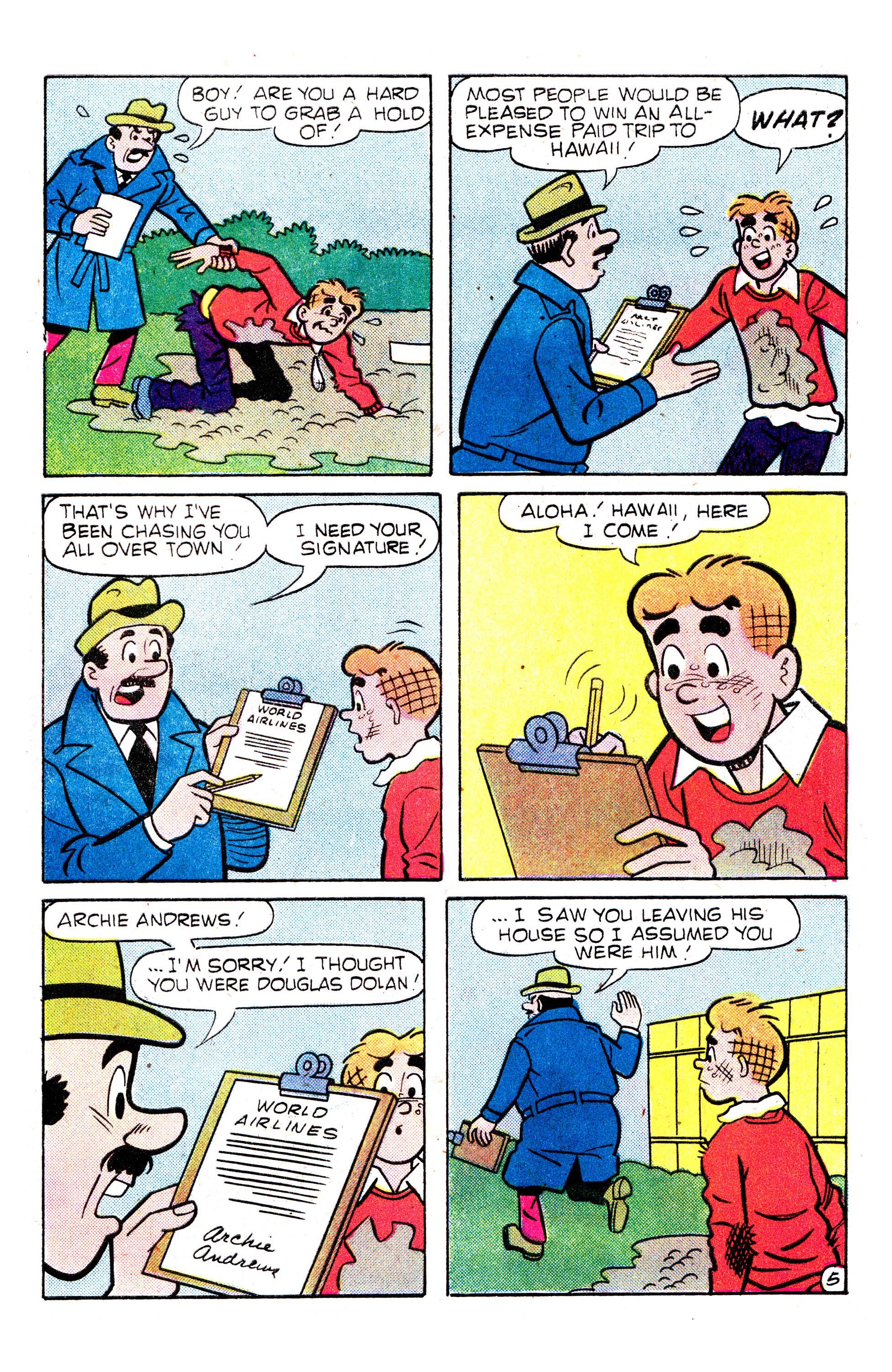 Read online Archie (1960) comic -  Issue #302 - 6