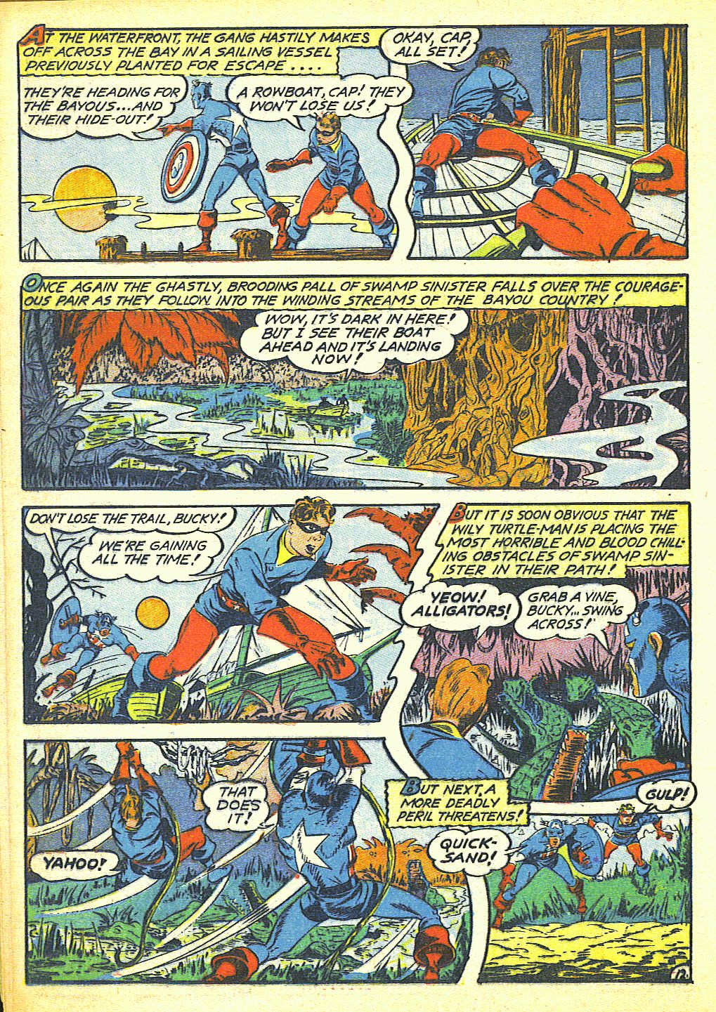 Read online Captain America Comics comic -  Issue #23 - 38