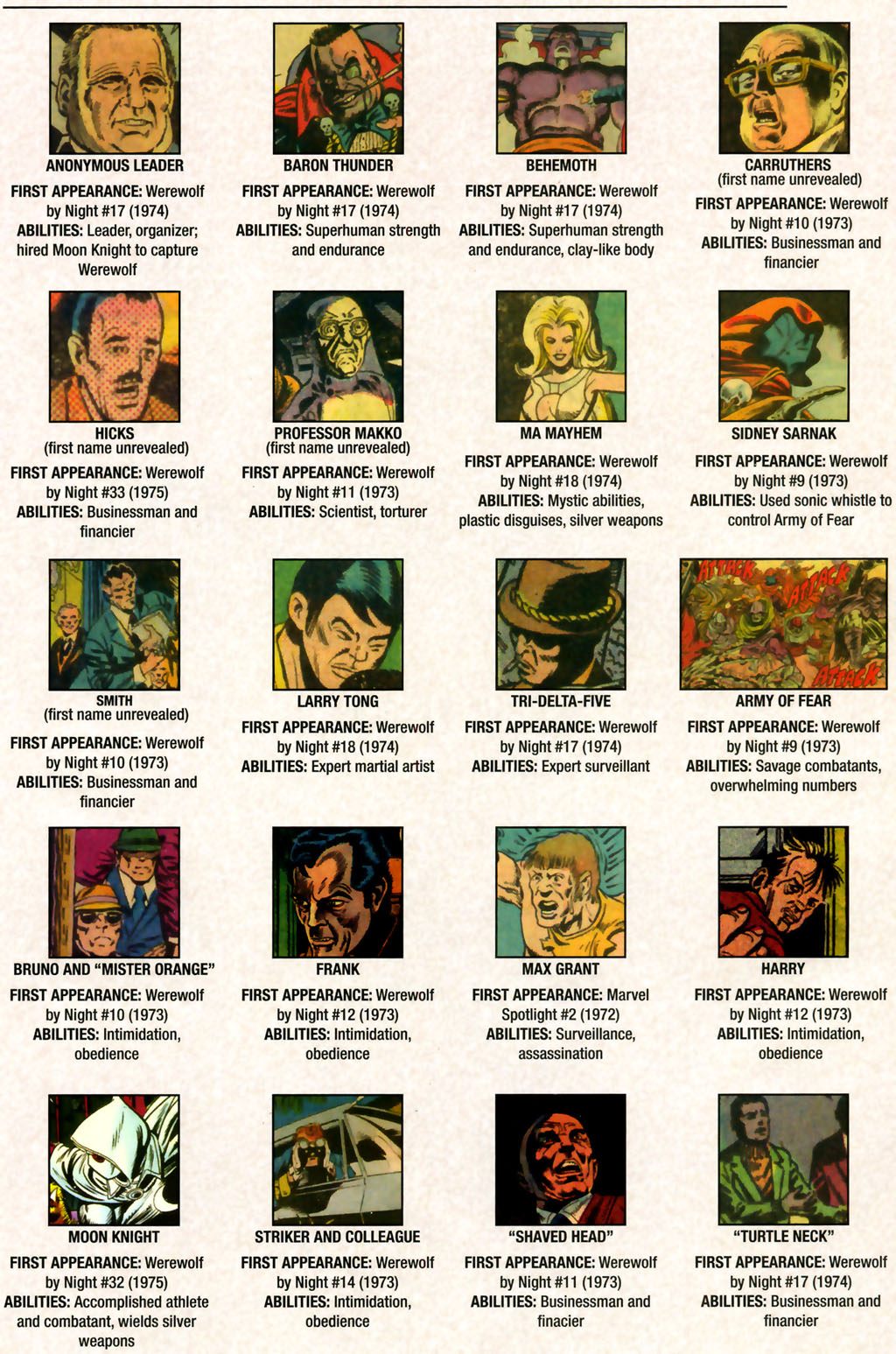 Read online Marvel Legacy: The 1970's Handbook comic -  Issue # Full - 11