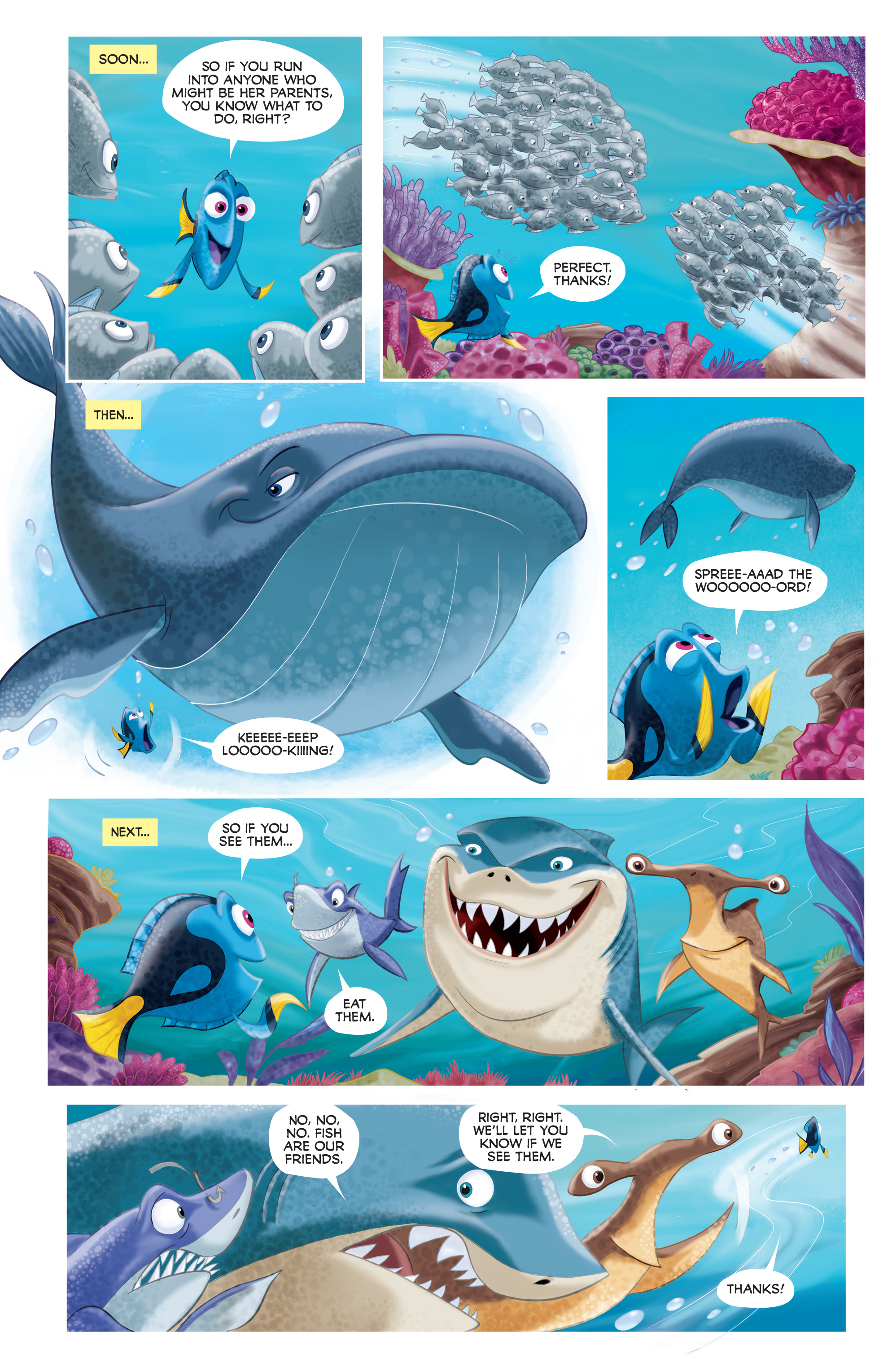 Read online Disney Pixar Finding Dory comic -  Issue #1 - 23