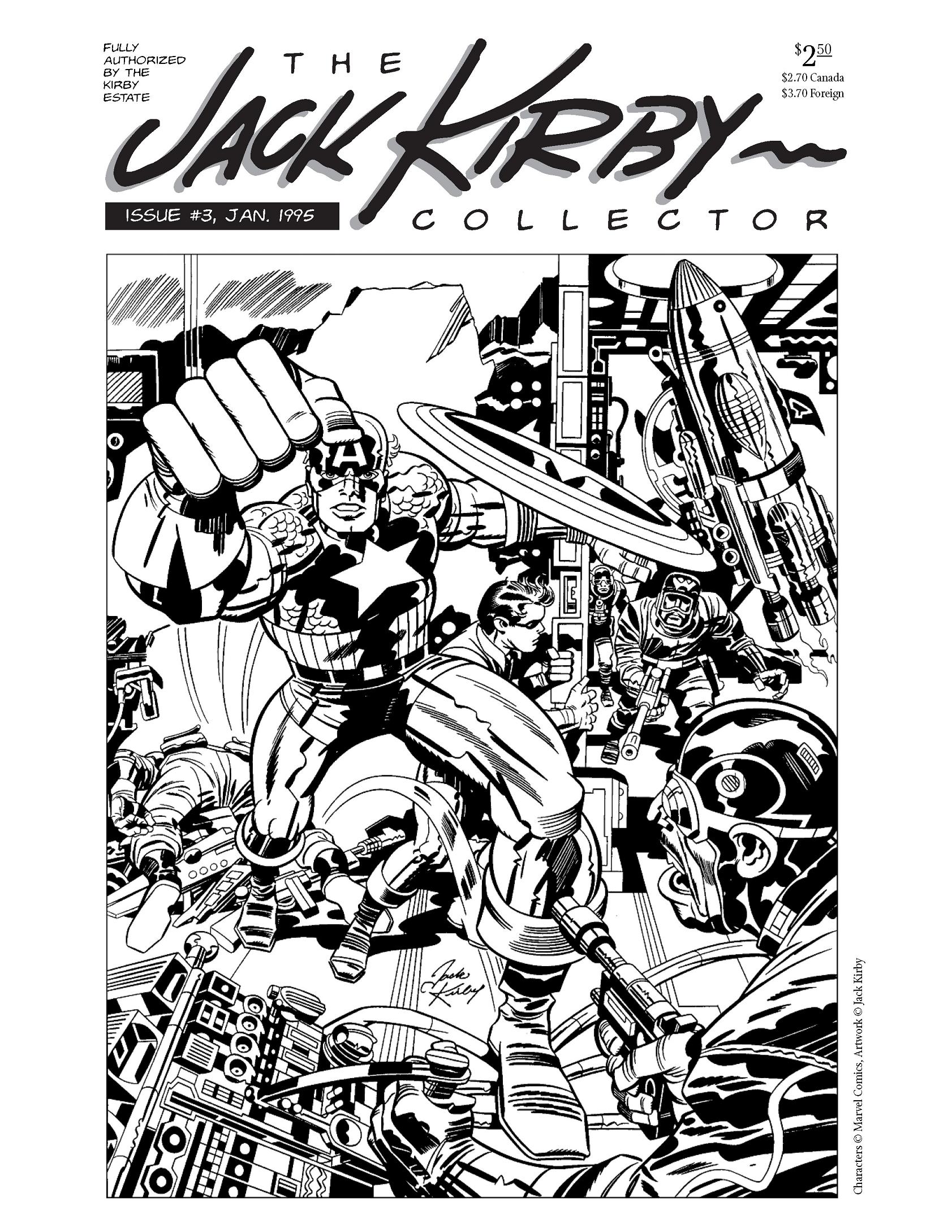 Read online The Jack Kirby Collector comic -  Issue #3 - 1