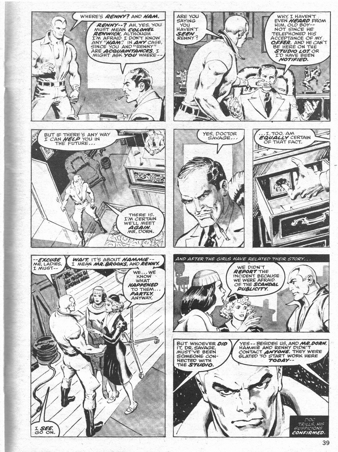 Read online Doc Savage (1975) comic -  Issue #8 - 39