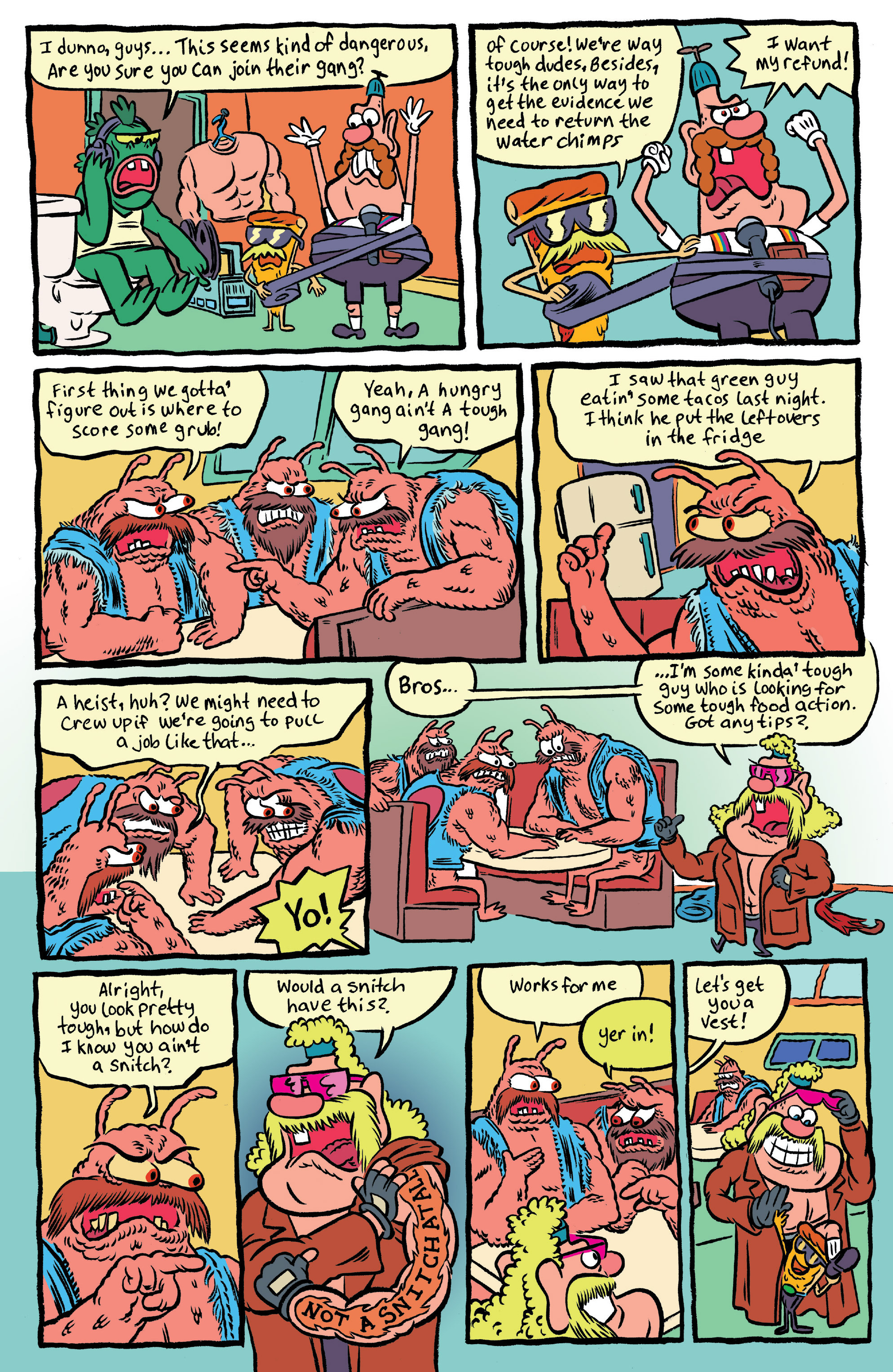 Read online Uncle Grandpa: Pizza Steve Special comic -  Issue # Full - 13
