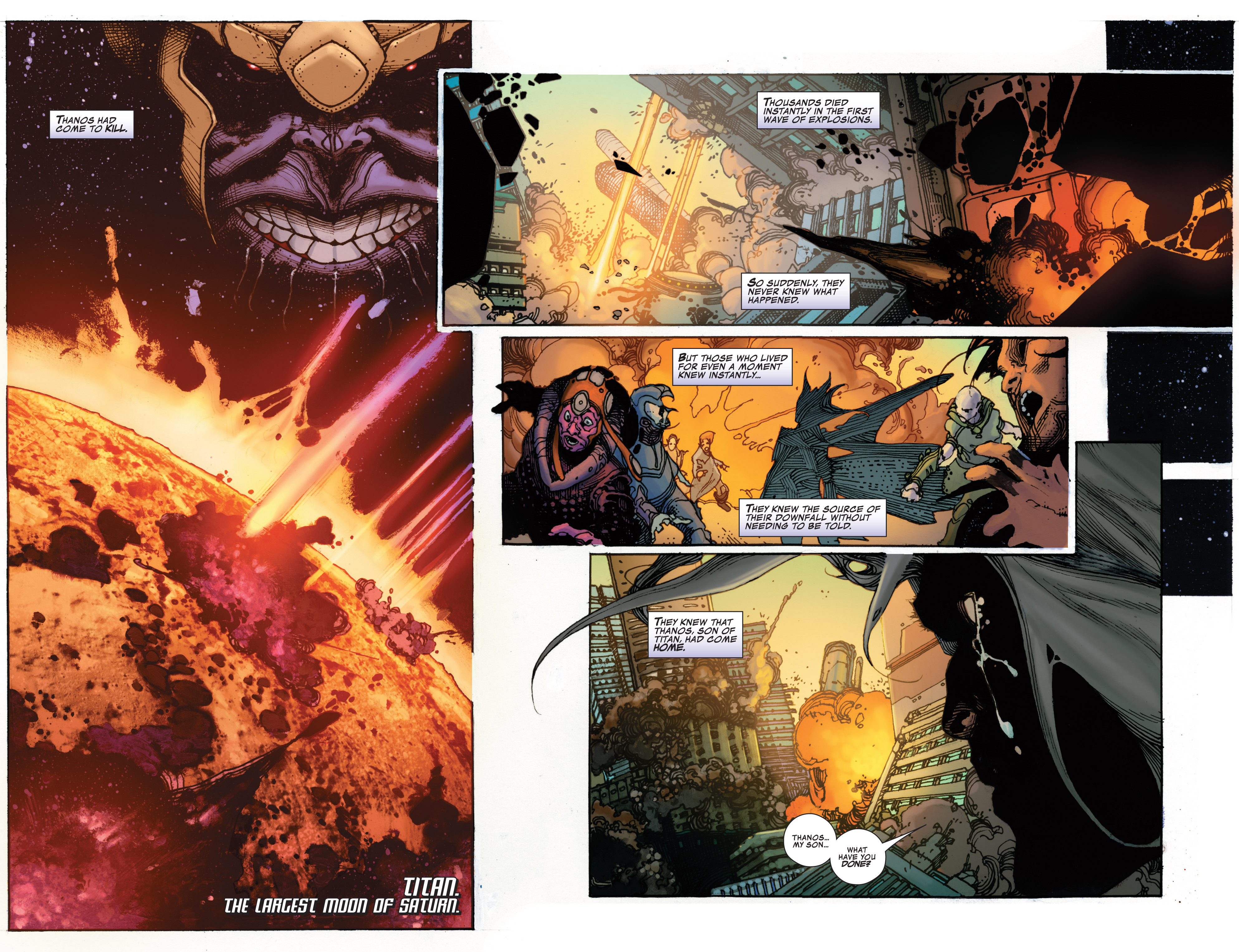Read online Thanos Rising comic -  Issue #5 - 5