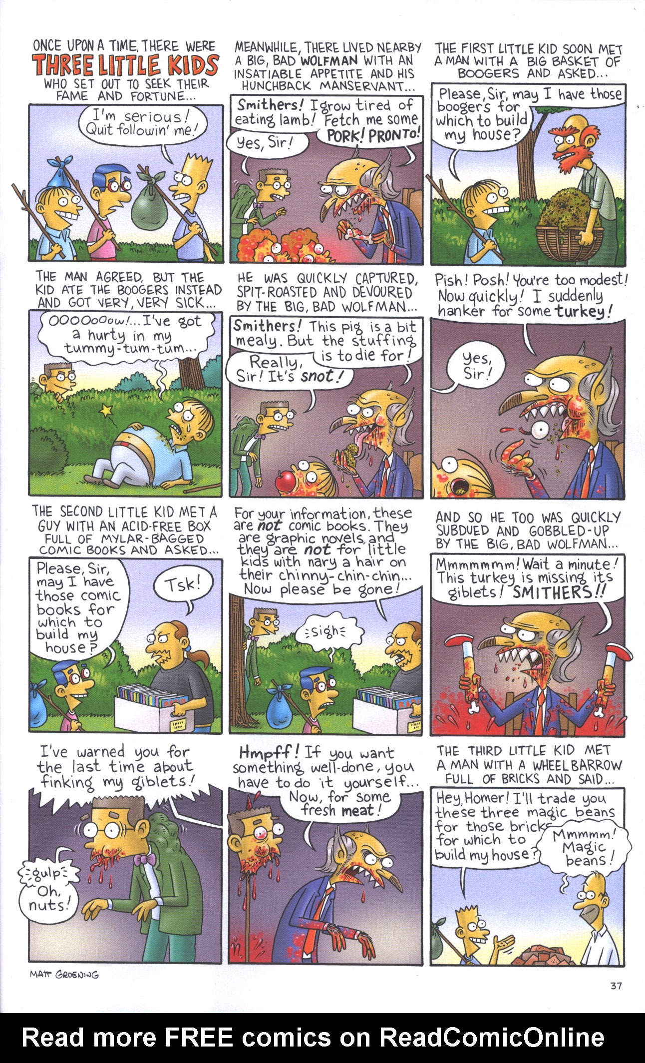 Read online Treehouse of Horror comic -  Issue #15 - 40