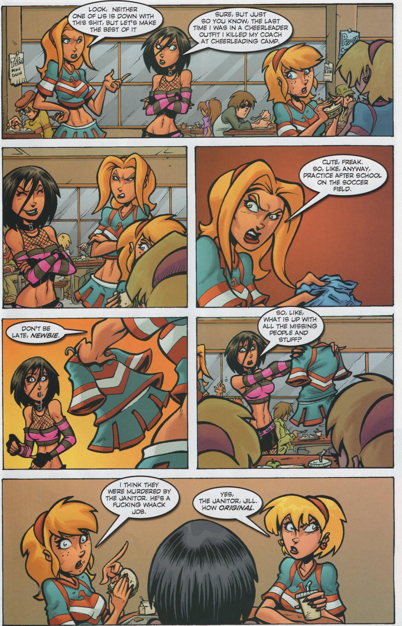 Read online Hack/Slash Meets Zombies vs. Cheerleaders comic -  Issue # Full - 15