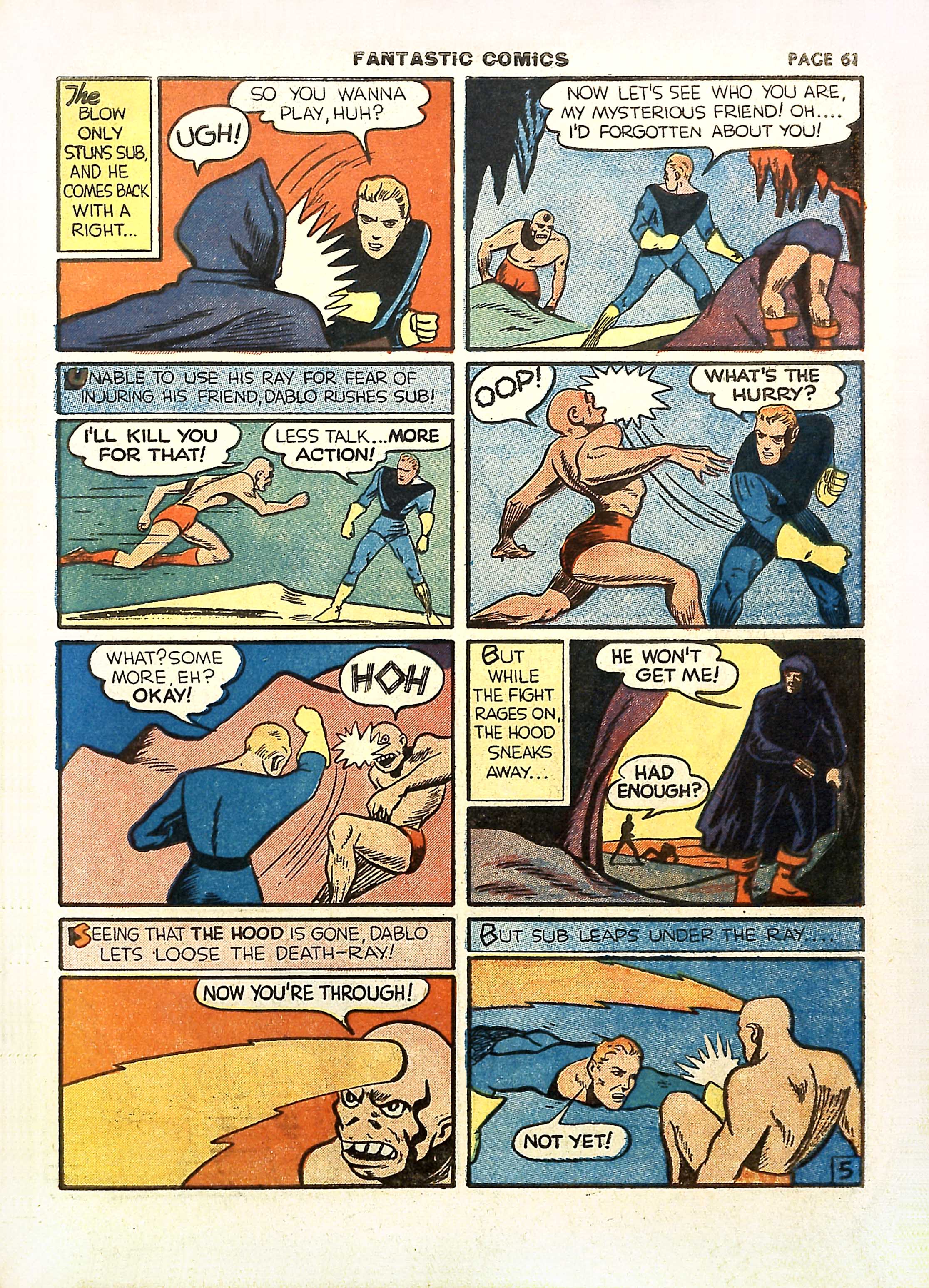 Read online Fantastic Comics comic -  Issue #11 - 64