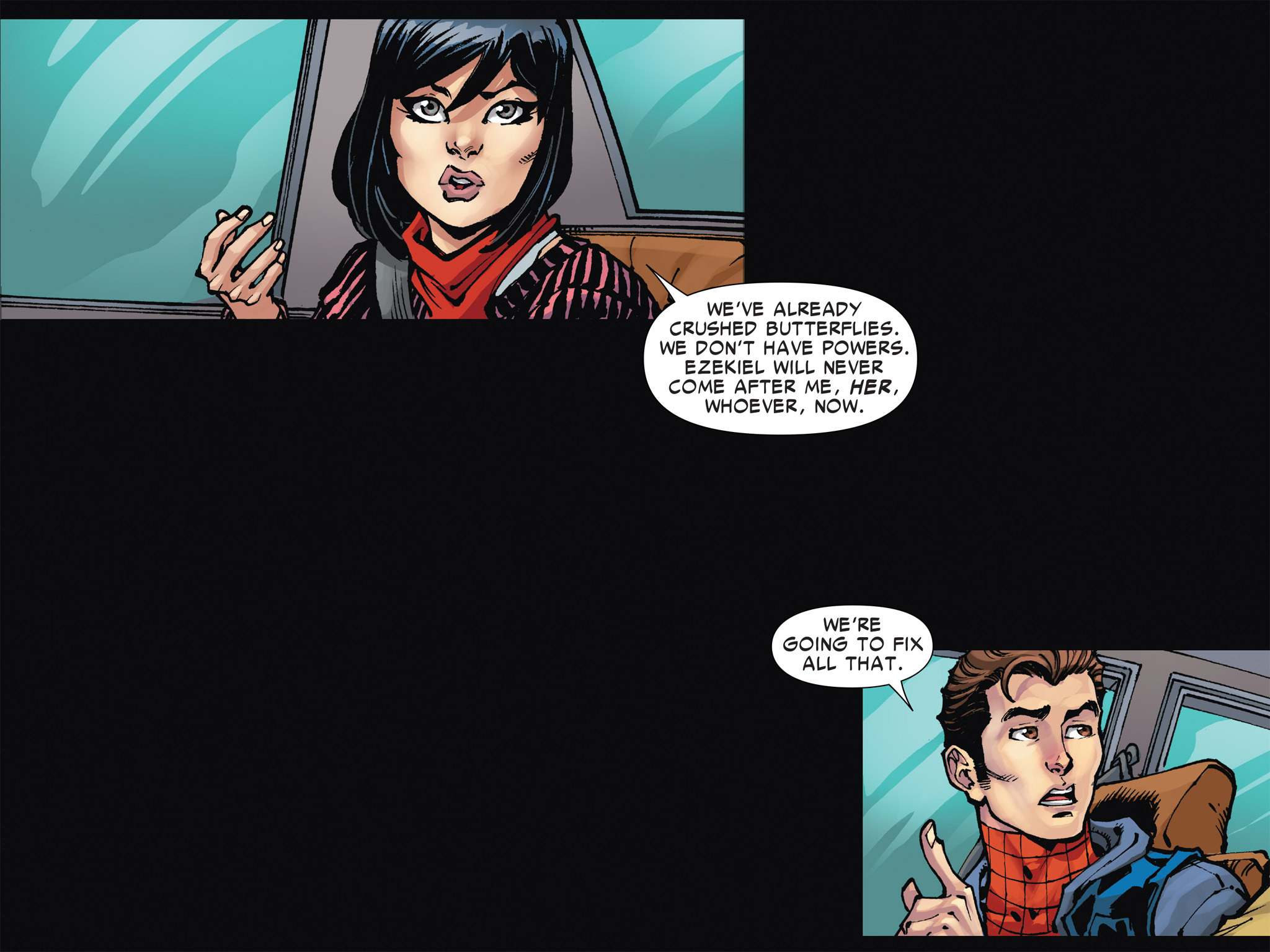 Read online The Amazing Spider-Man & Silk: The Spider(fly) Effect (Infinite Comics) comic -  Issue #4 - 30