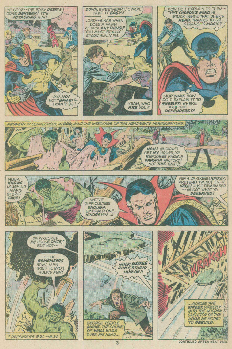 Read online The Defenders (1972) comic -  Issue #34 - 4