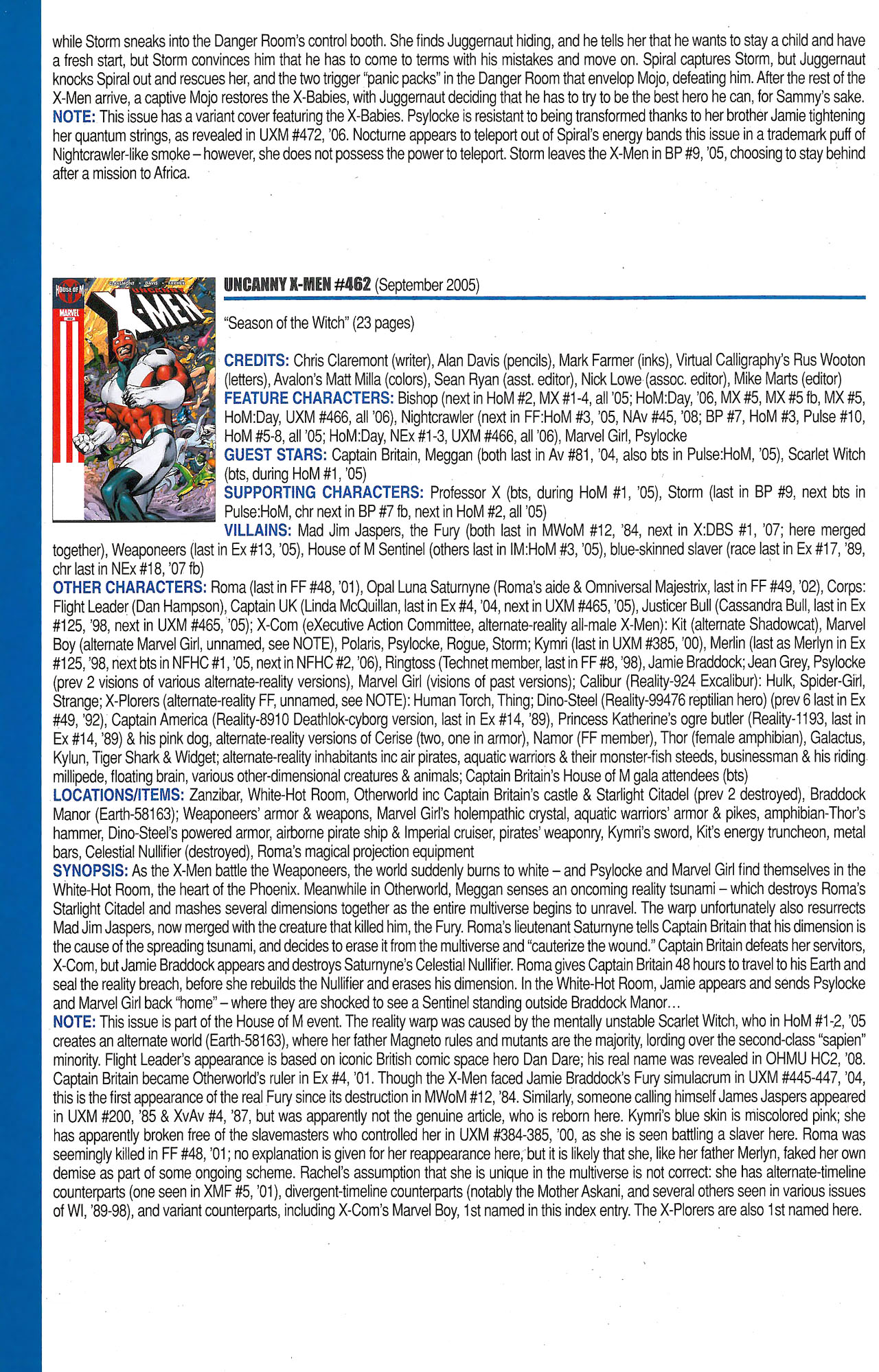 Read online Official Index to the Marvel Universe comic -  Issue #12 - 50