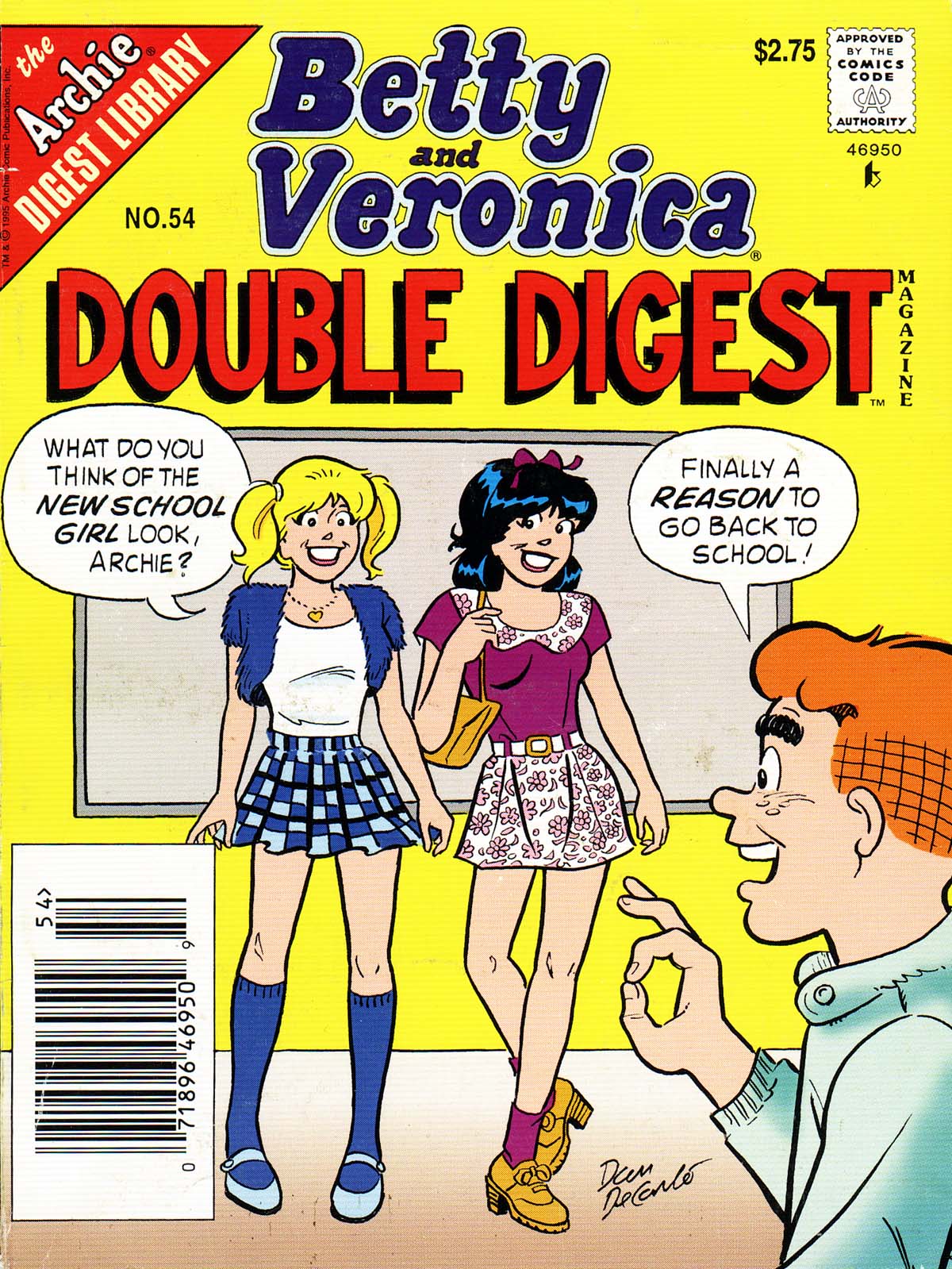 Read online Betty and Veronica Digest Magazine comic -  Issue #54 - 1