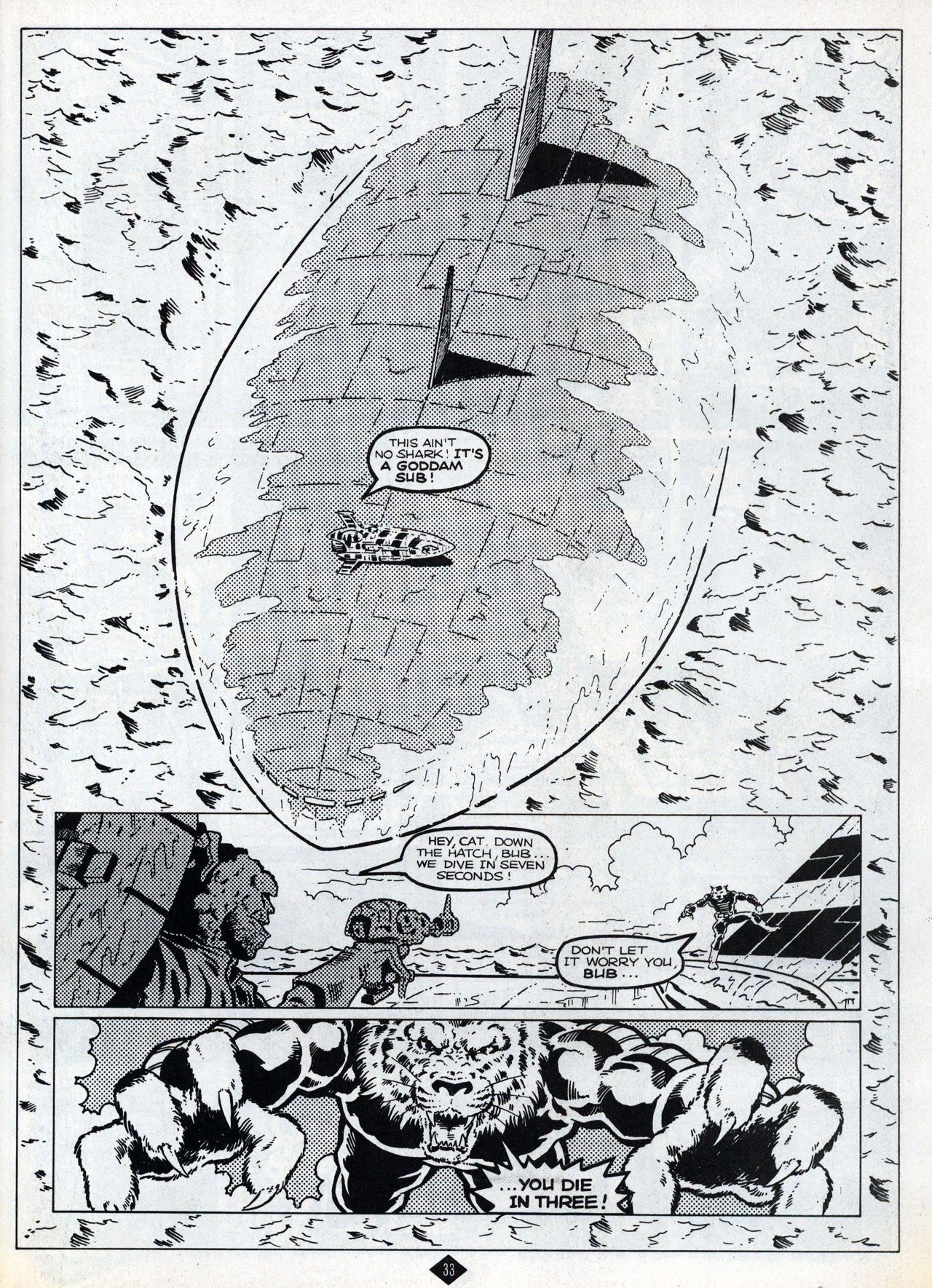 Read online Captain Britain (1985) comic -  Issue #3 - 33