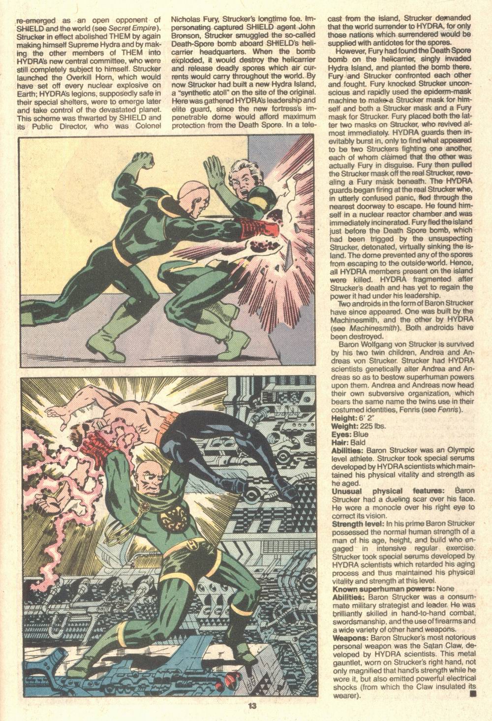 Read online The Official Handbook of the Marvel Universe Deluxe Edition comic -  Issue #16 - 15