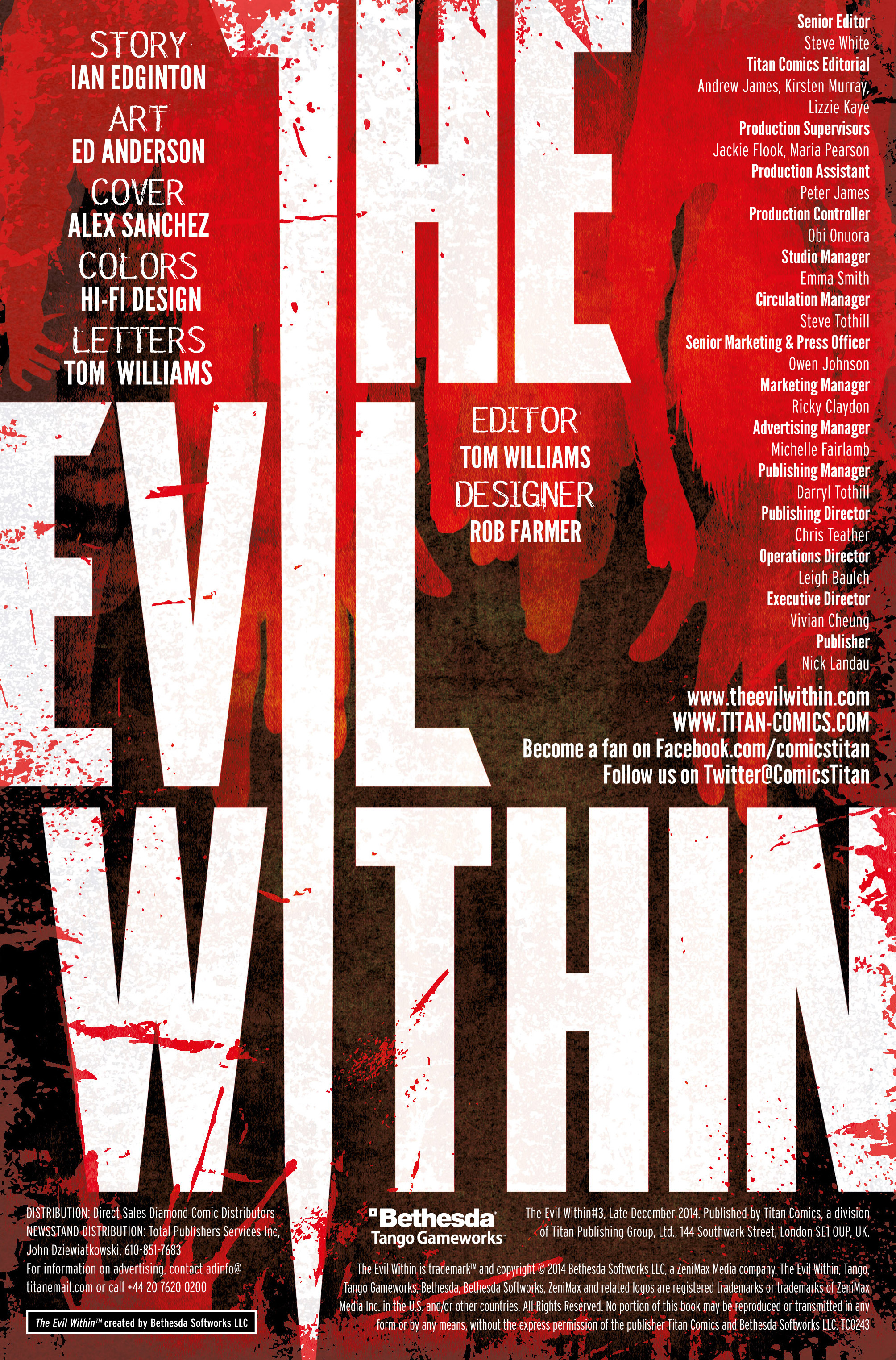 Read online The Evil Within comic -  Issue #3 - 2