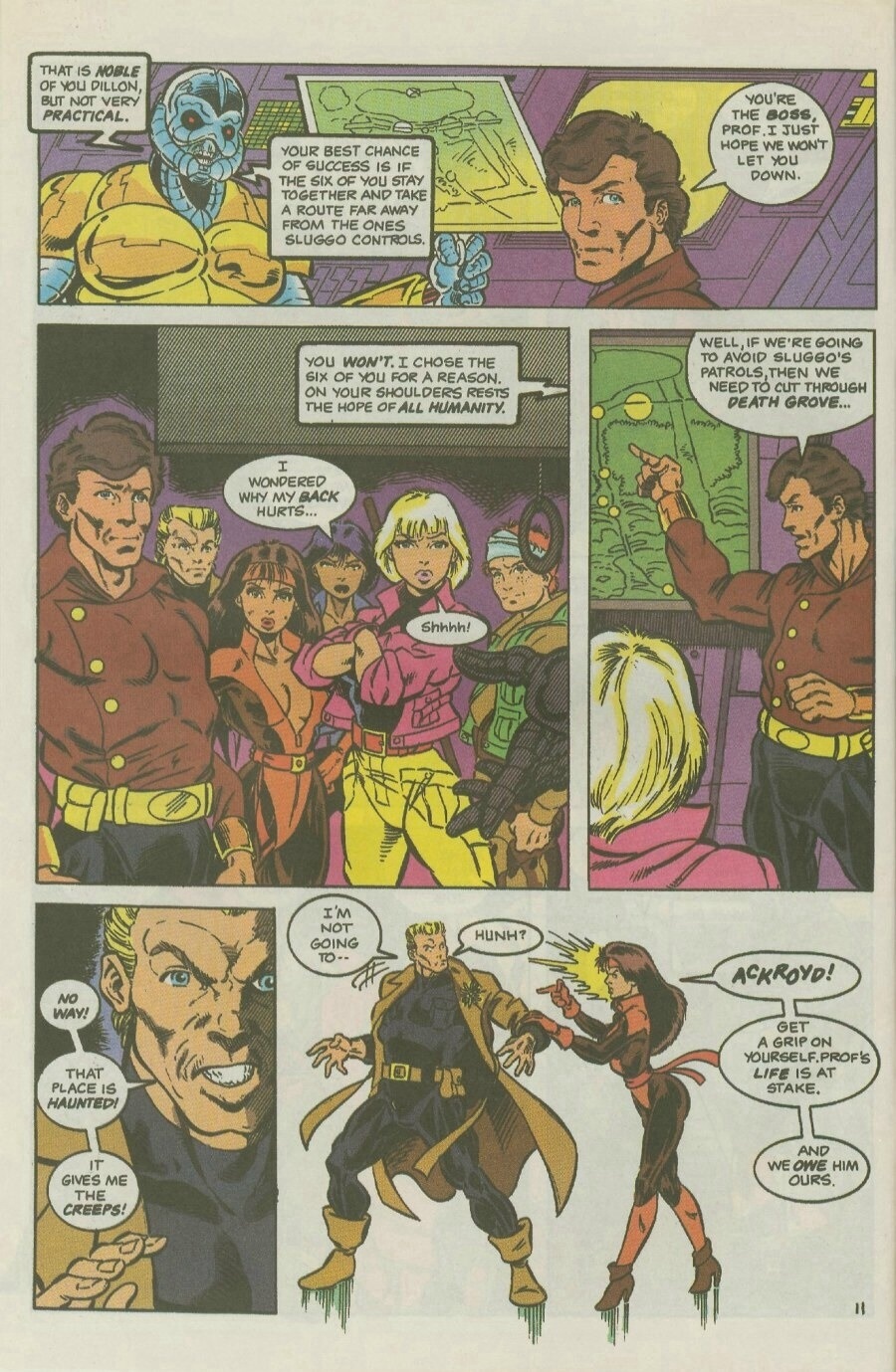 Read online Ex-Mutants comic -  Issue #1 - 13