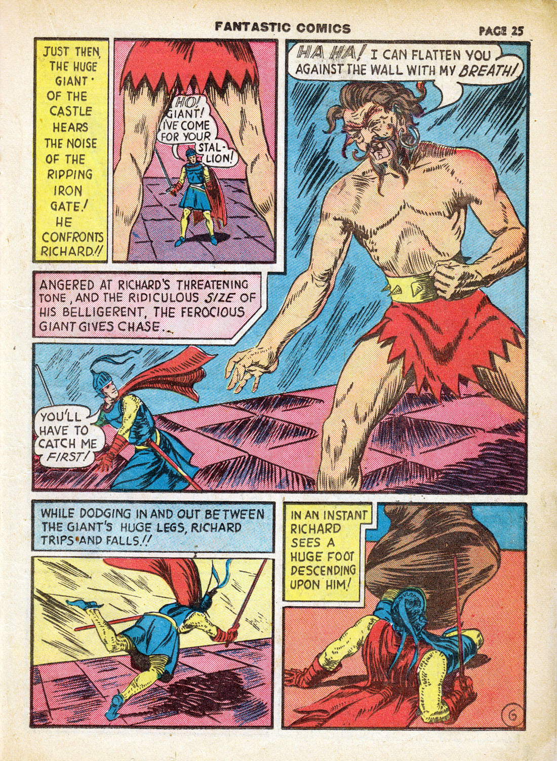 Read online Fantastic Comics comic -  Issue #7 - 27